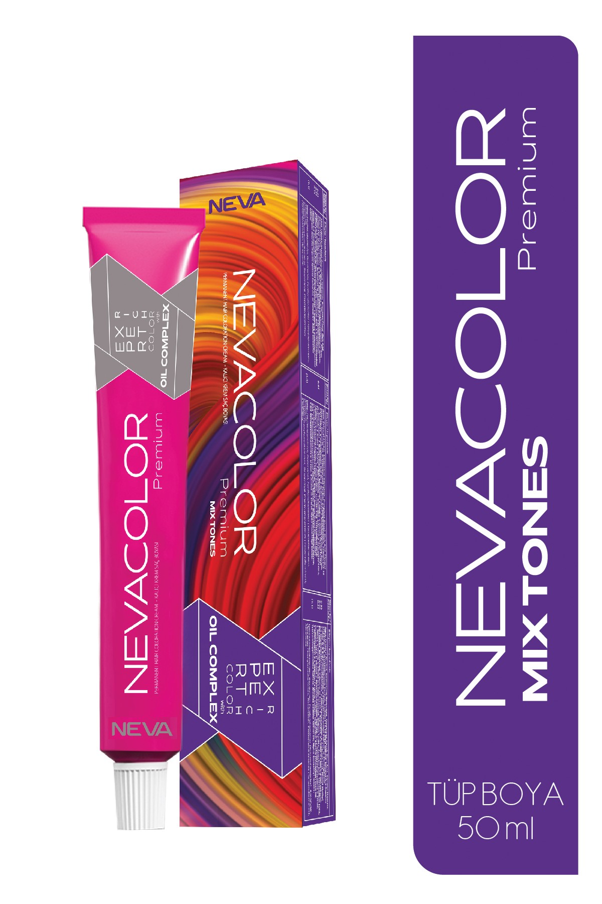 Nevacolor Premium T0.22 Turuncu Karşıtı - Kalıcı Krem Saç Boyası 50 g Tüp