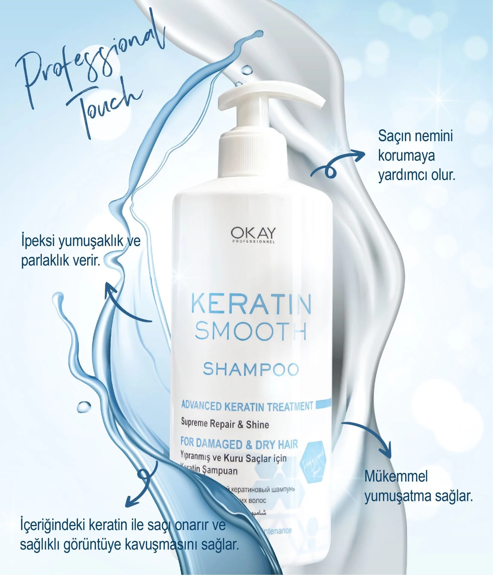 Keratin Smooth Şampuan 500 ML