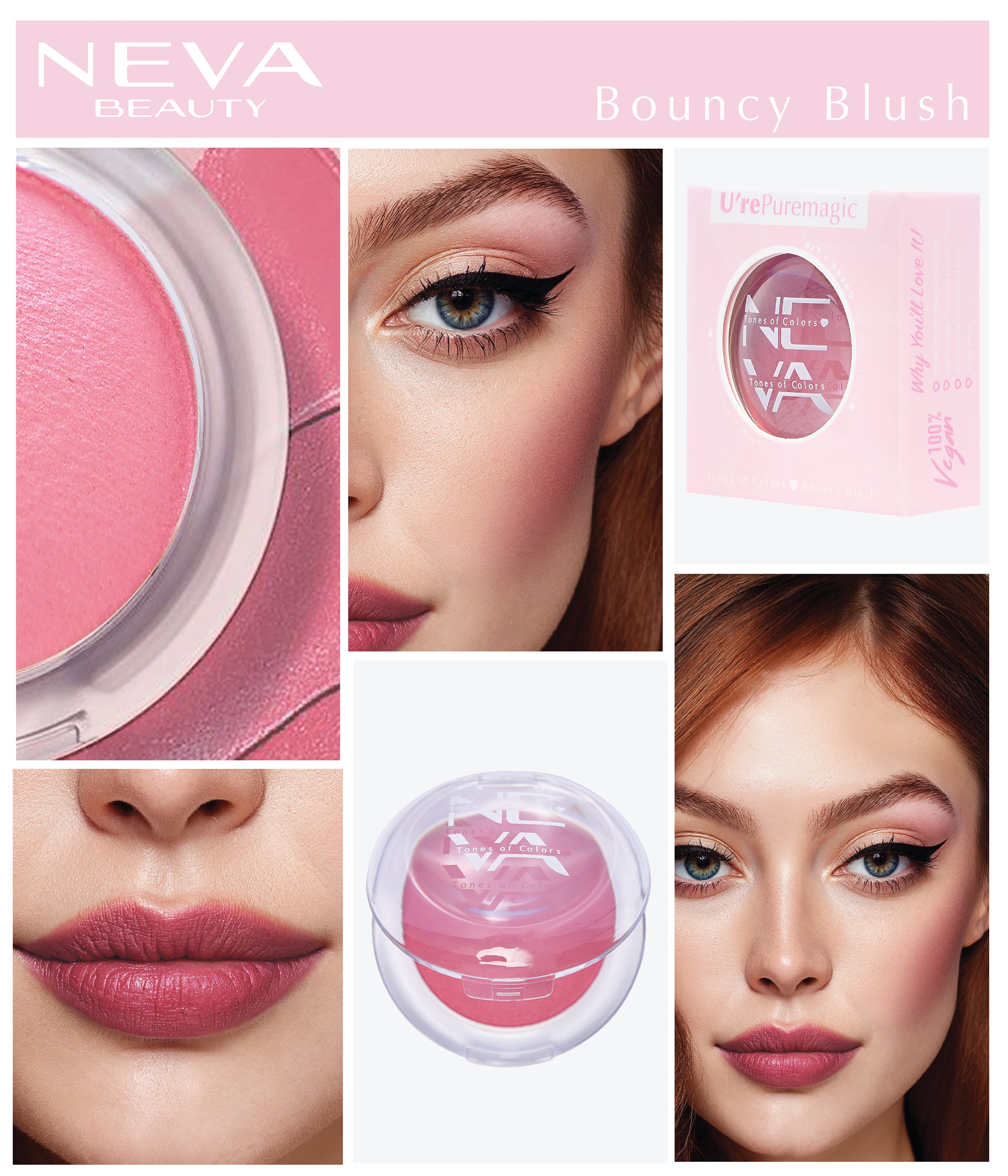 Bouncy Blush-Pink Dream
