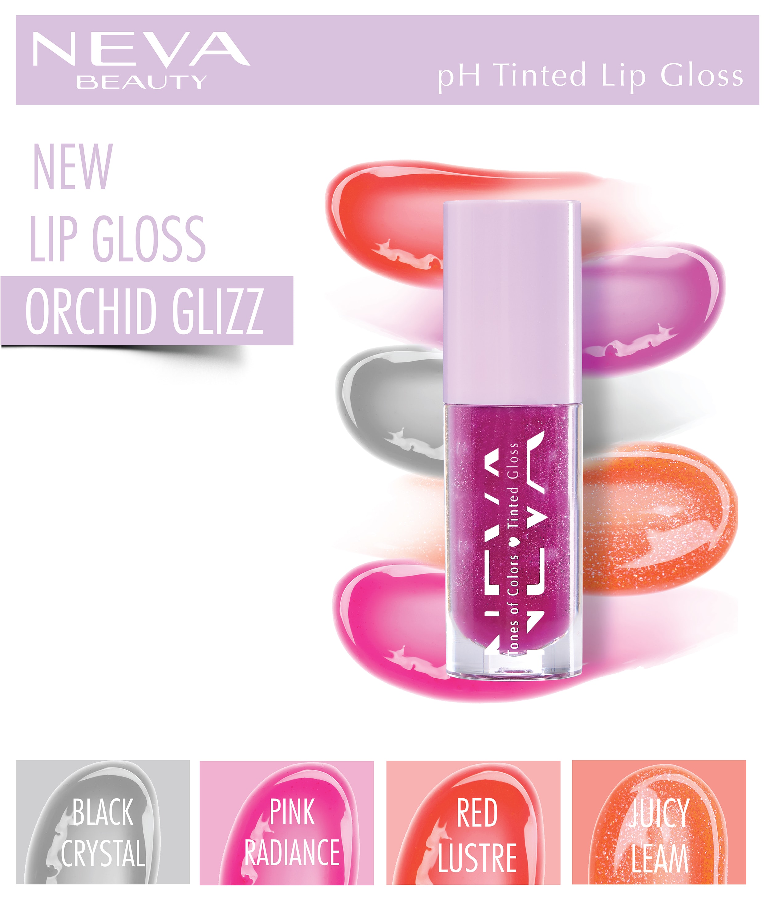 pH Tinted Lip Gloss-Orchid Glizz