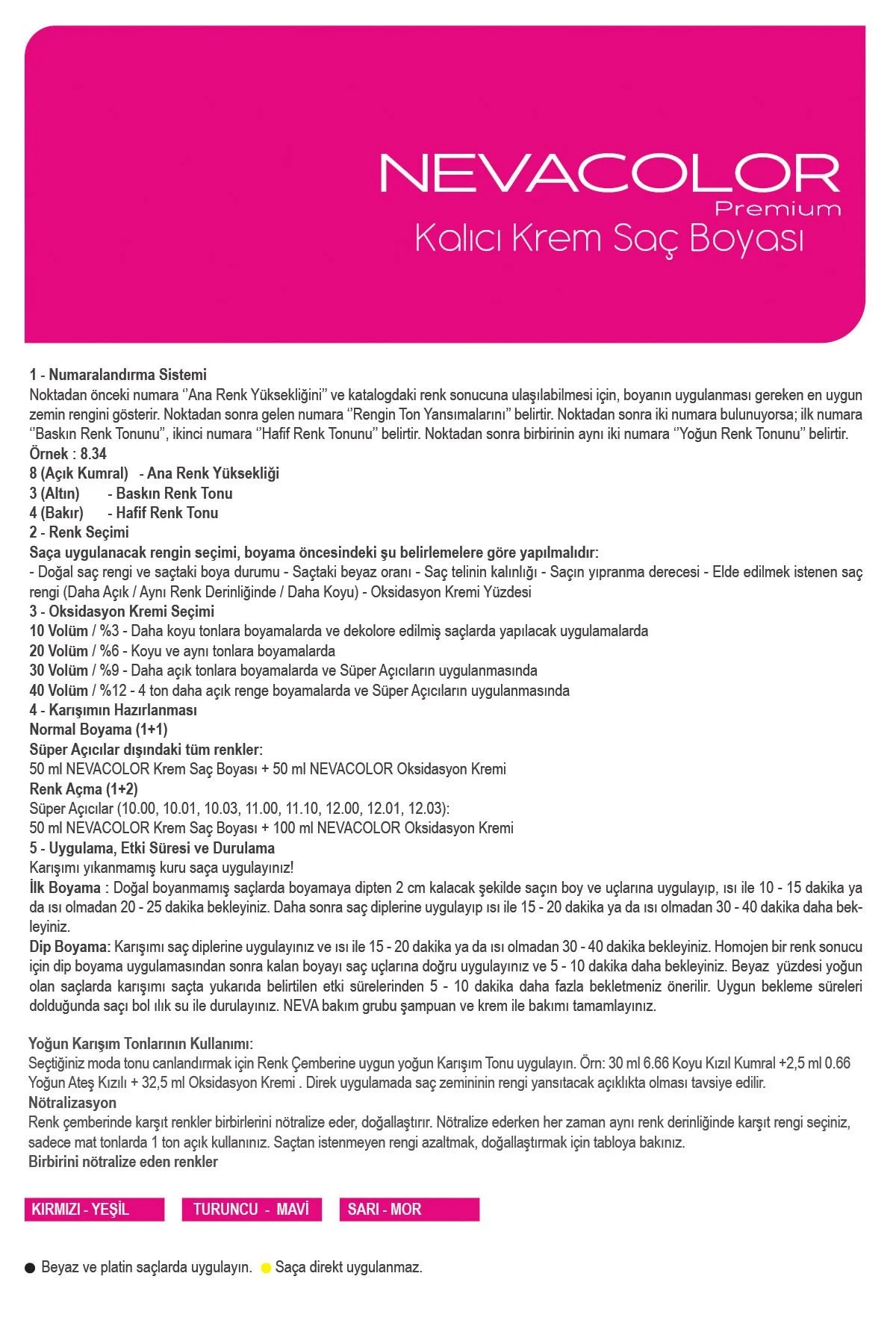 Nevacolor Premium 8.32 Bal Köpüğü - Kalıcı Krem Saç Boyası 50 g Tüp