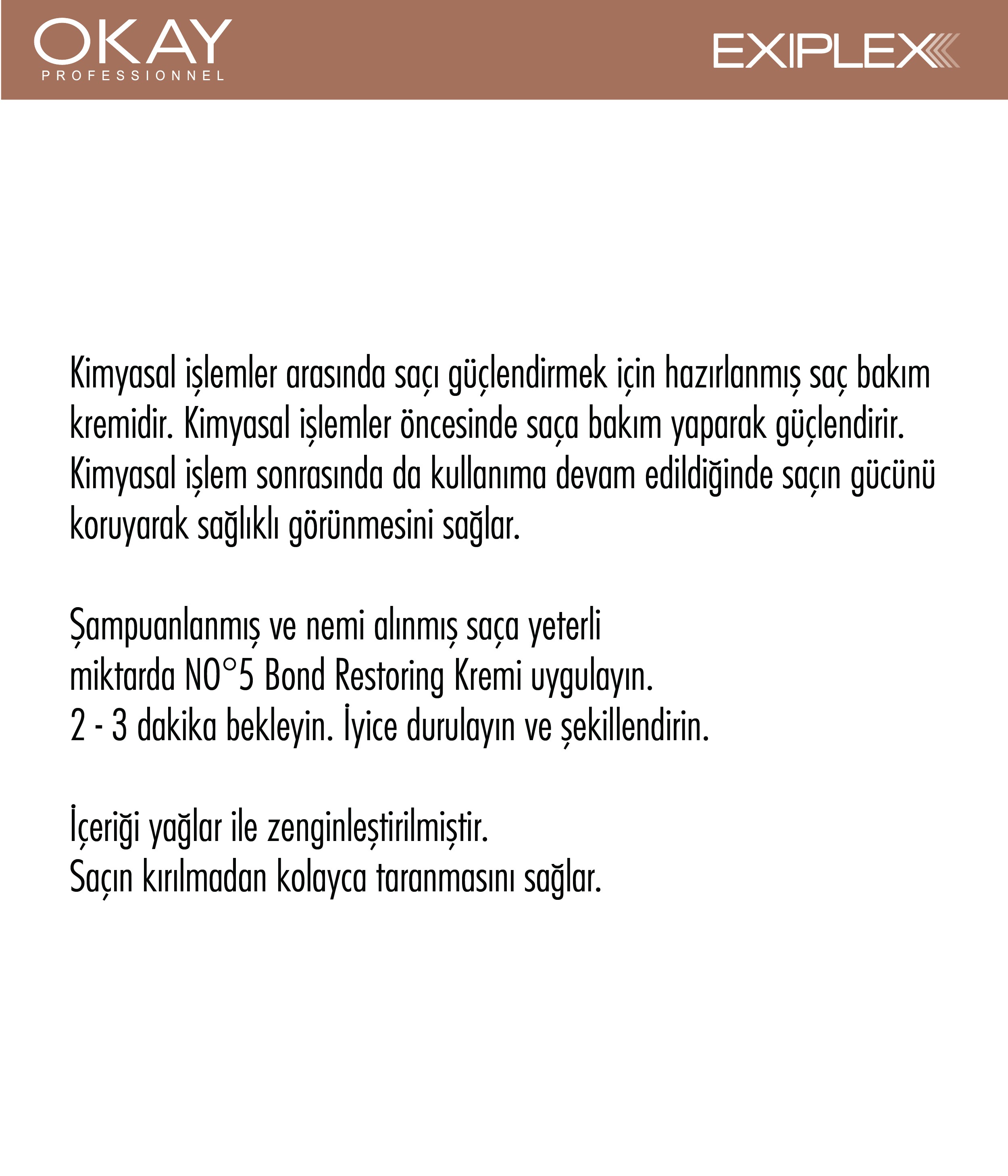 Nº5 BOND RESTORING CONDITIONER 300ml (Bağ Onarıcı Saç Kremi)
