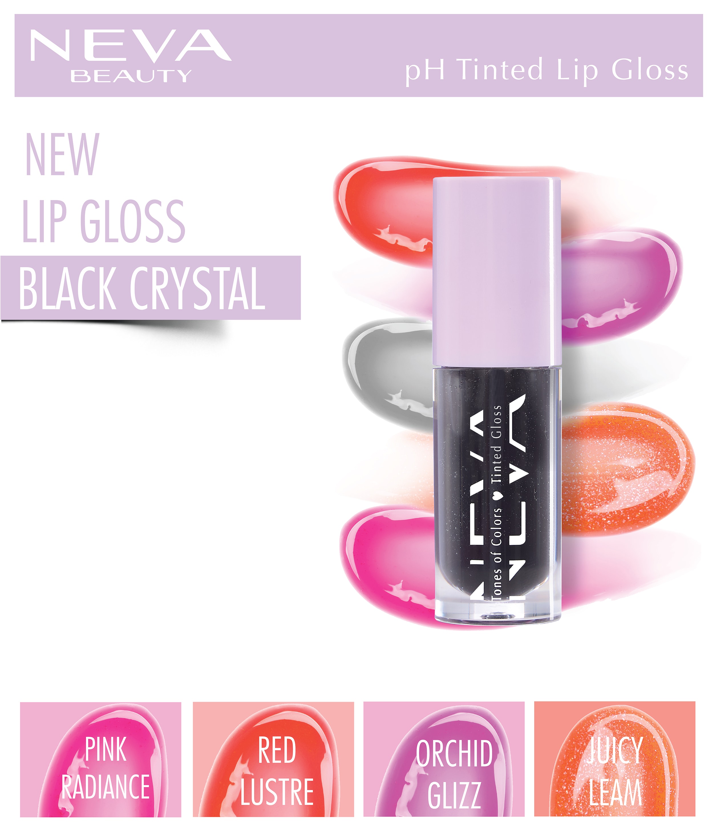 pH Tinted Lip Gloss-Black Crystal