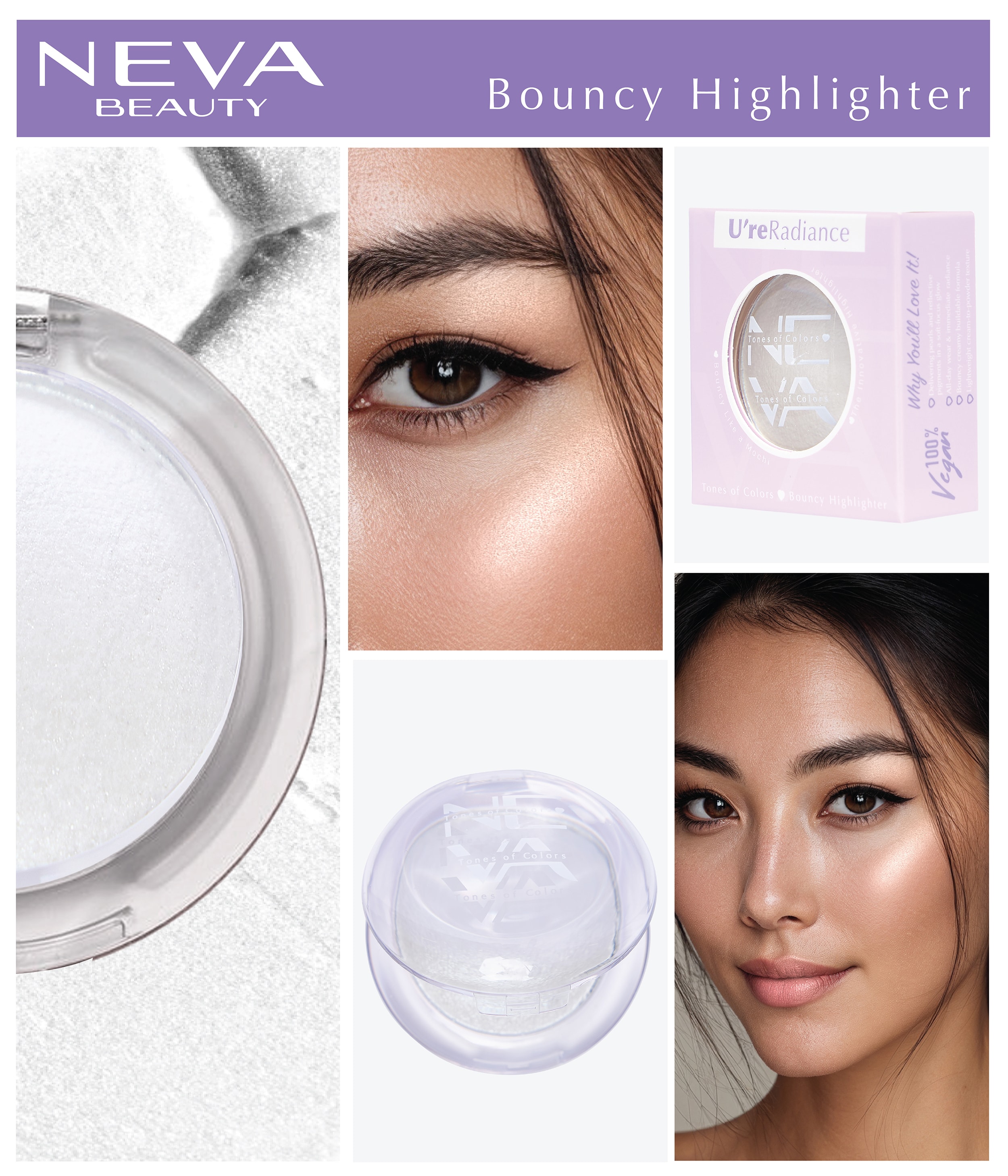 Bouncy Highligter-Crystal White