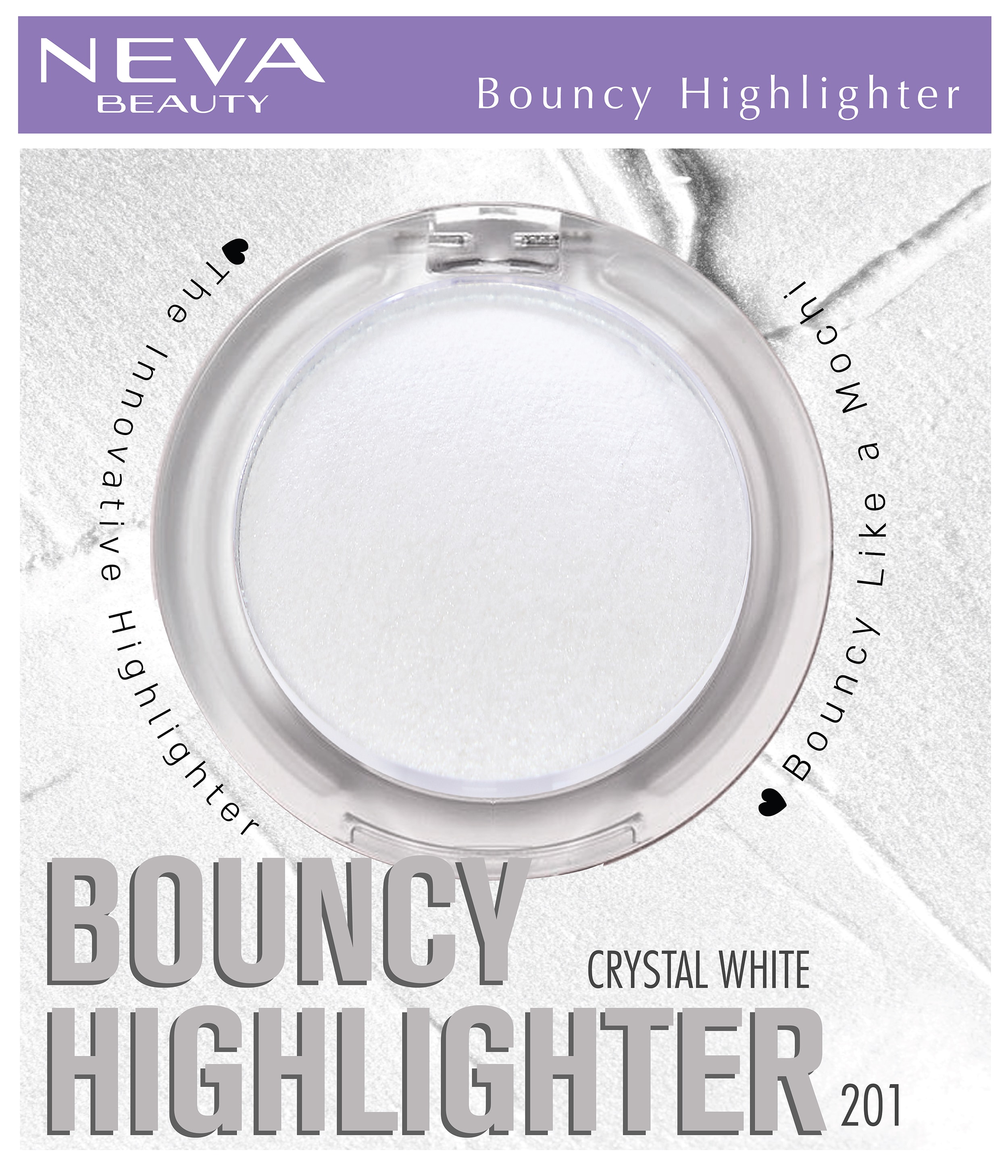 Bouncy Highligter-Crystal White