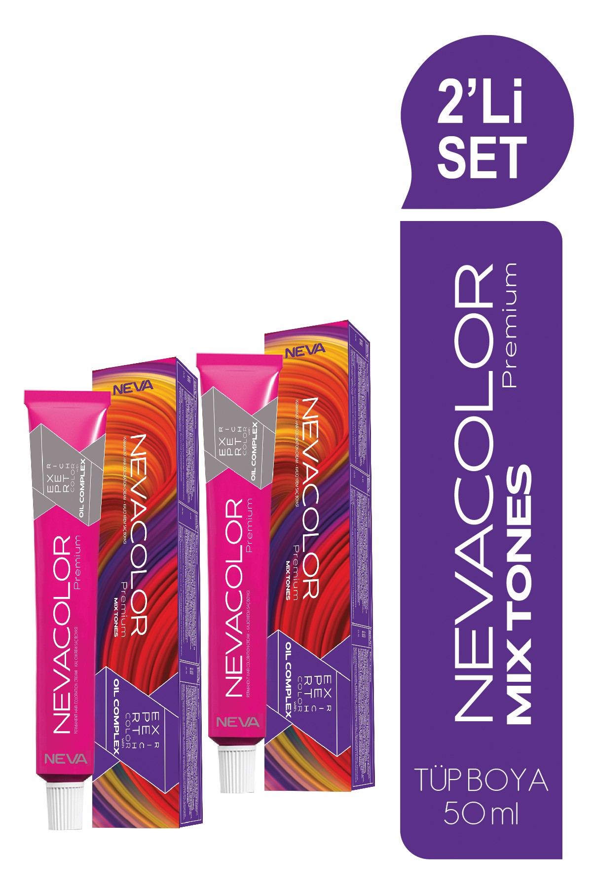 2'Lİ SET MIX T0.22 Turuncu Karşıtı Kalıcı Krem Saç Boyası (50ml x 2 adet)