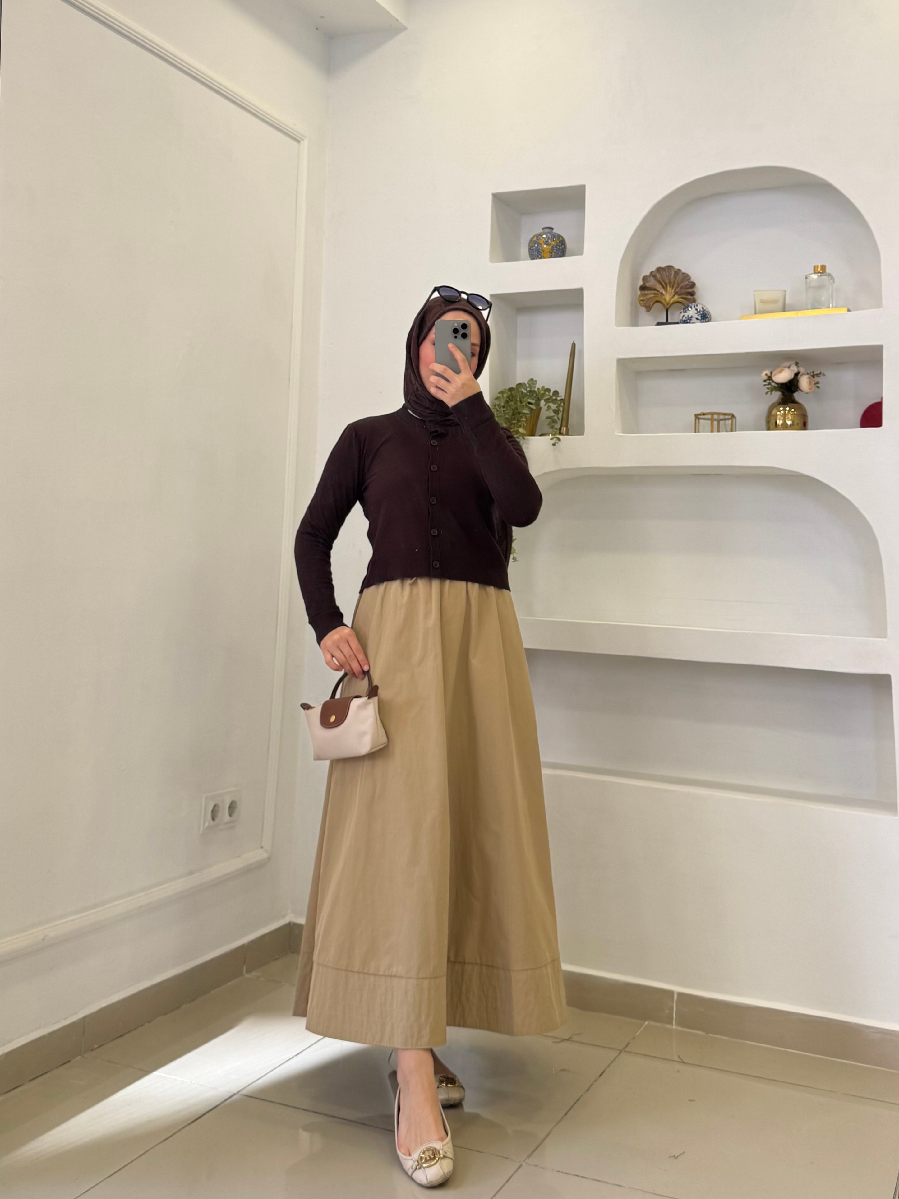 Dikiş Detaylı Etek 