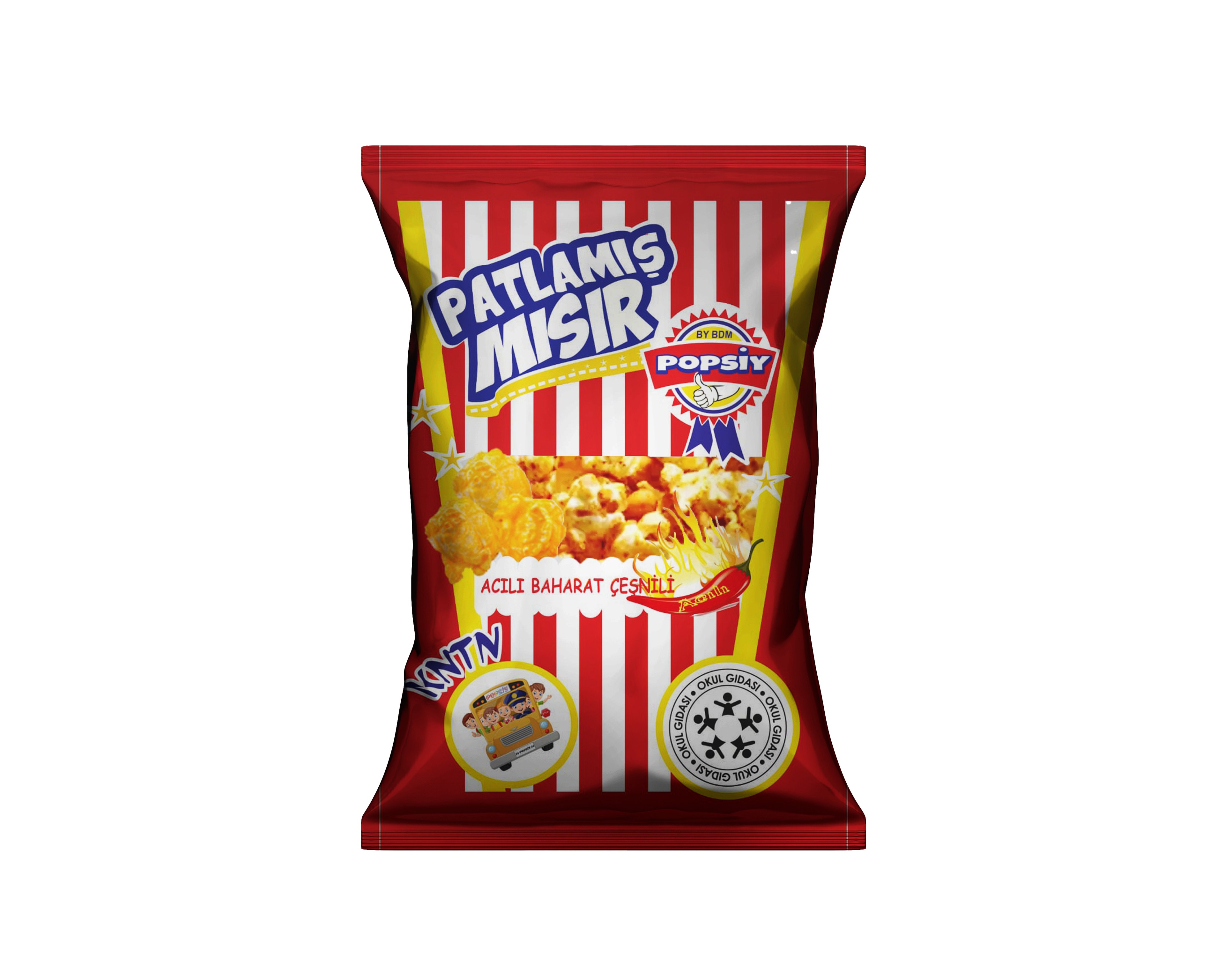 New Popcorn Acı & Taco Baharatlı Patlamış Mısır 14 GR