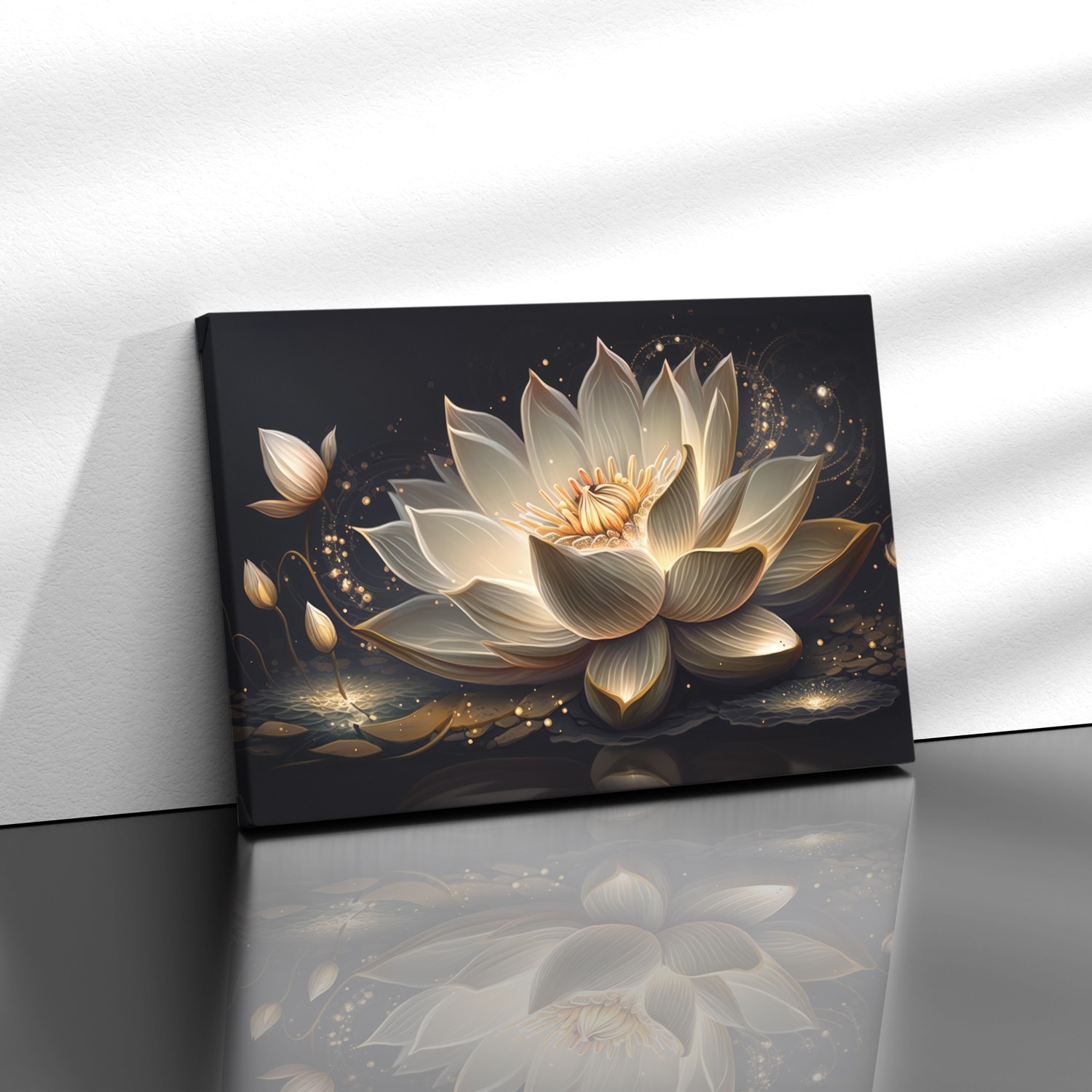 Altın Lotus Çiçeği - Golden Lotus Flower
