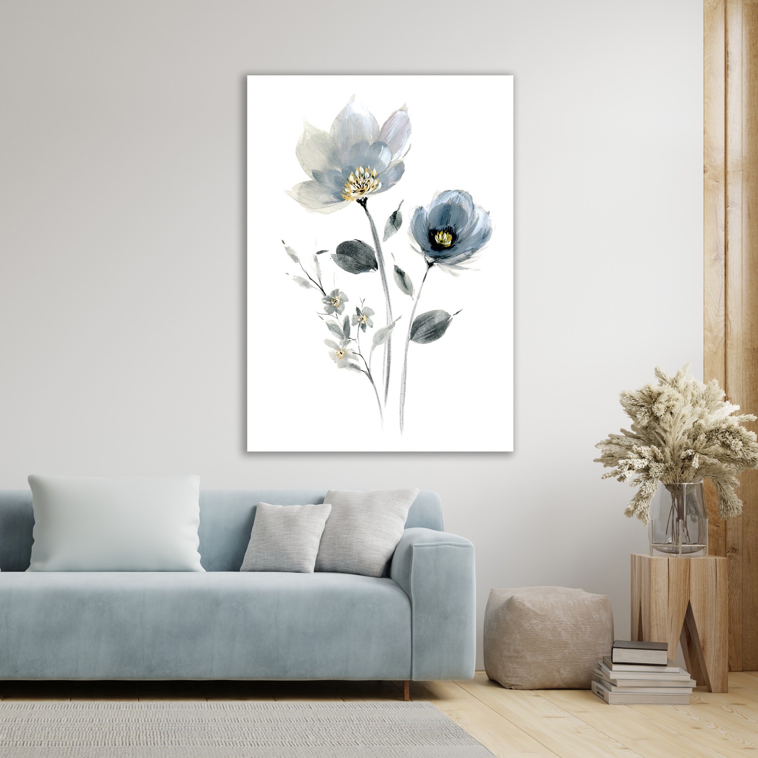 Blue Flower-Mavi Çiçek