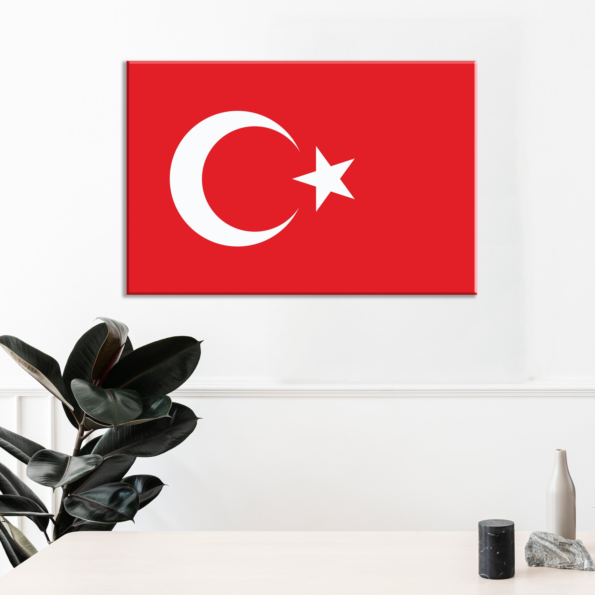 TC Bayrak Yatay - TC Flag Horizontal