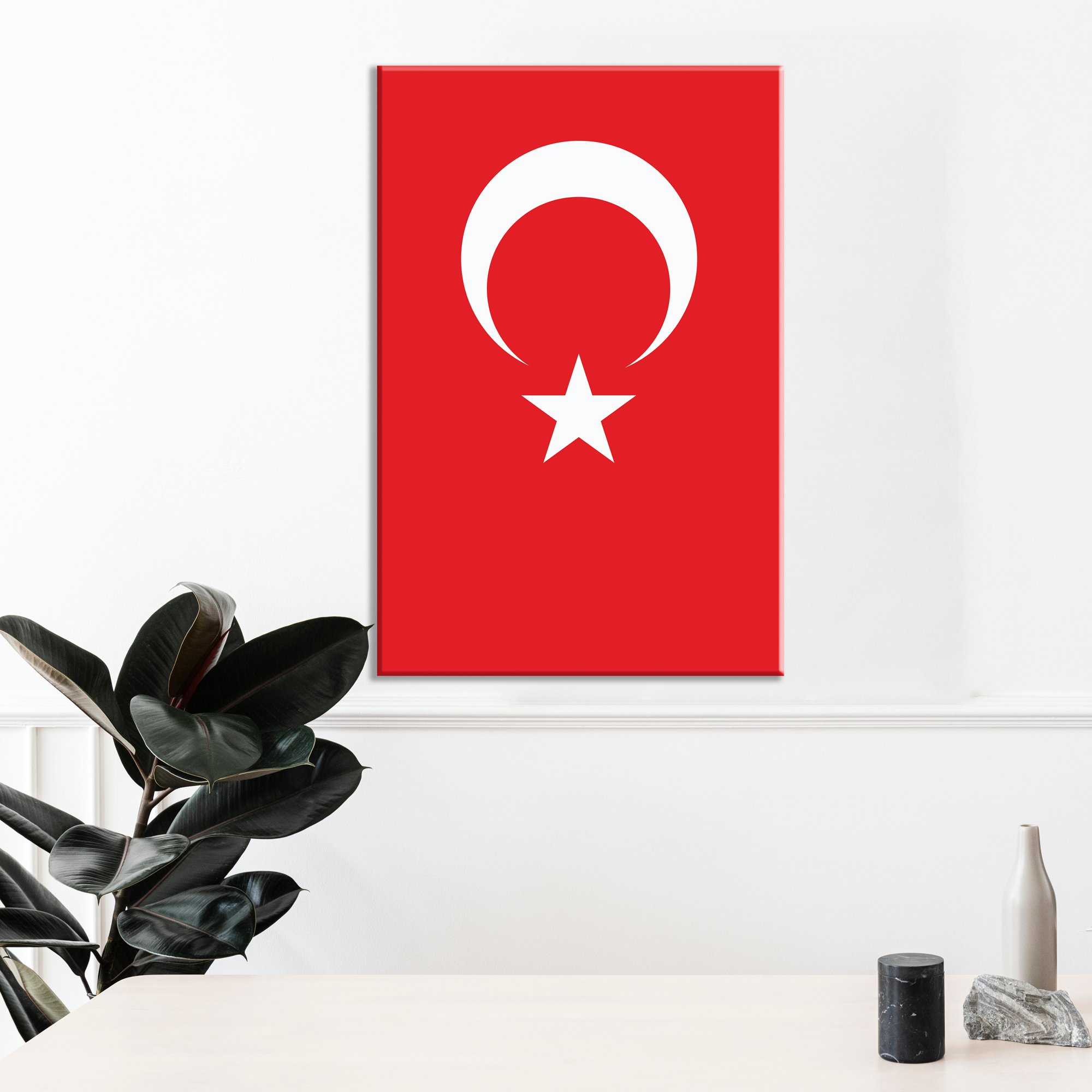 TC Bayrak Dikey - TC Flag Vertical