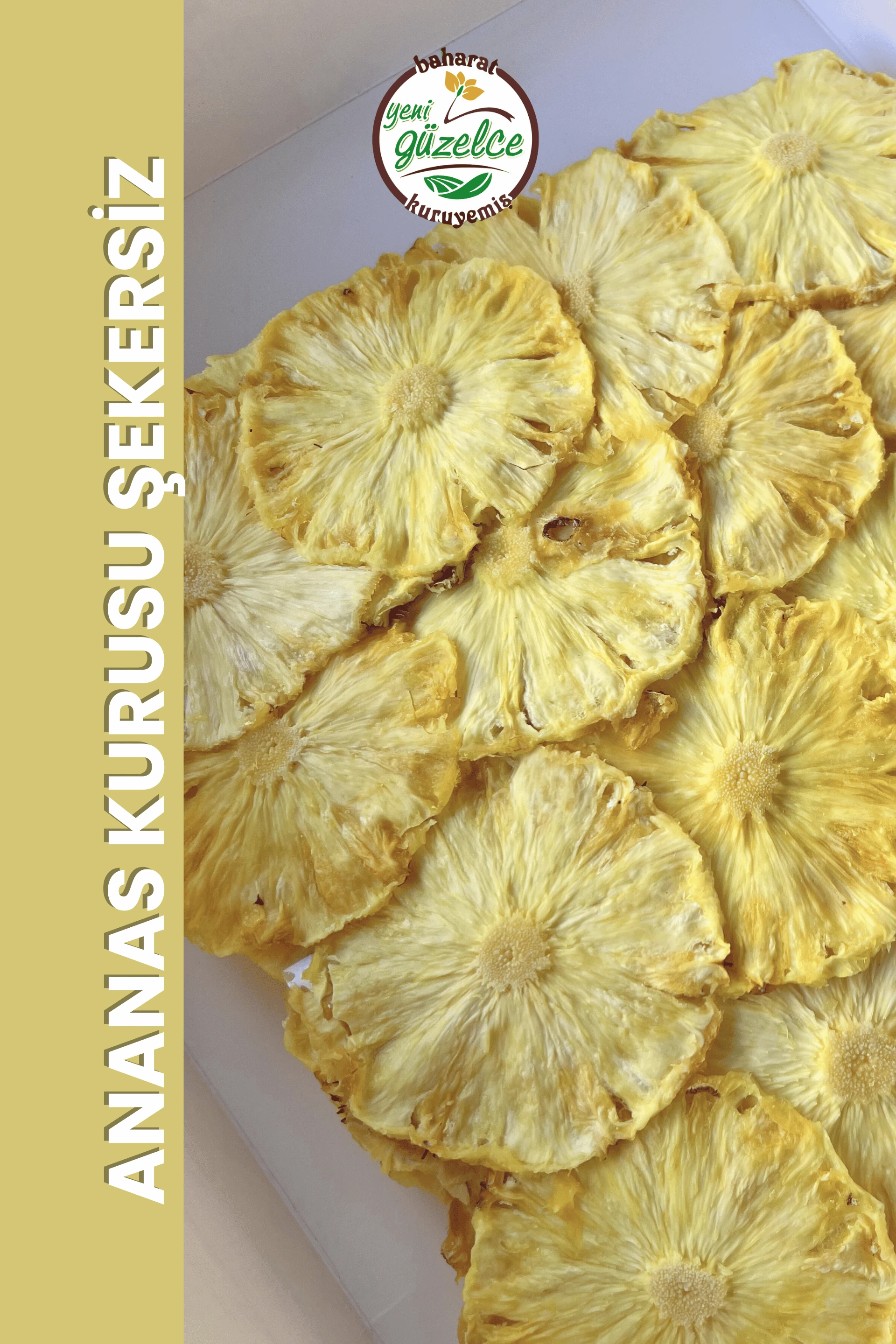 Ananas Kurusu Şekersiz Cips