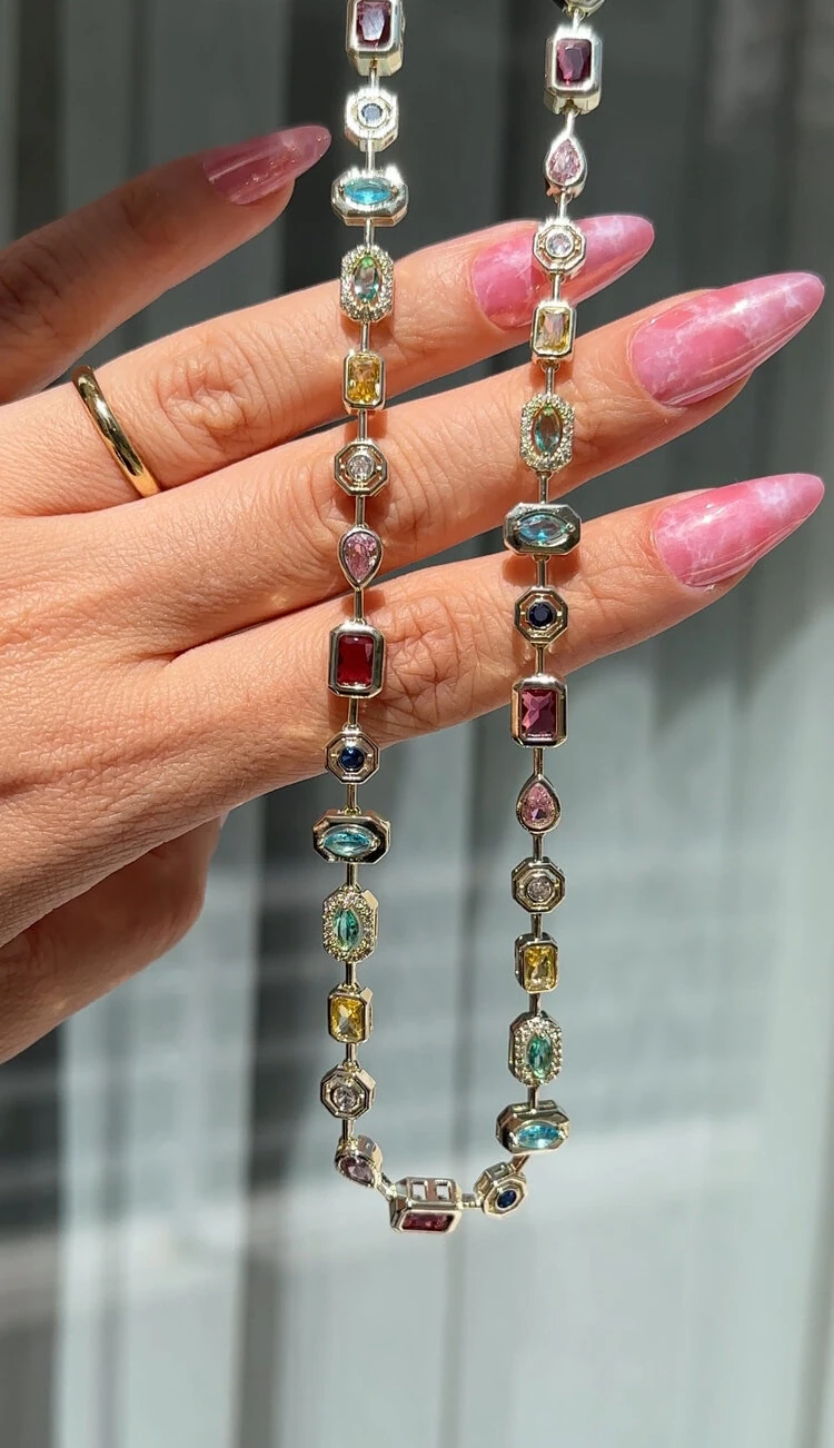 Tamtur Renkli Choker Kolye