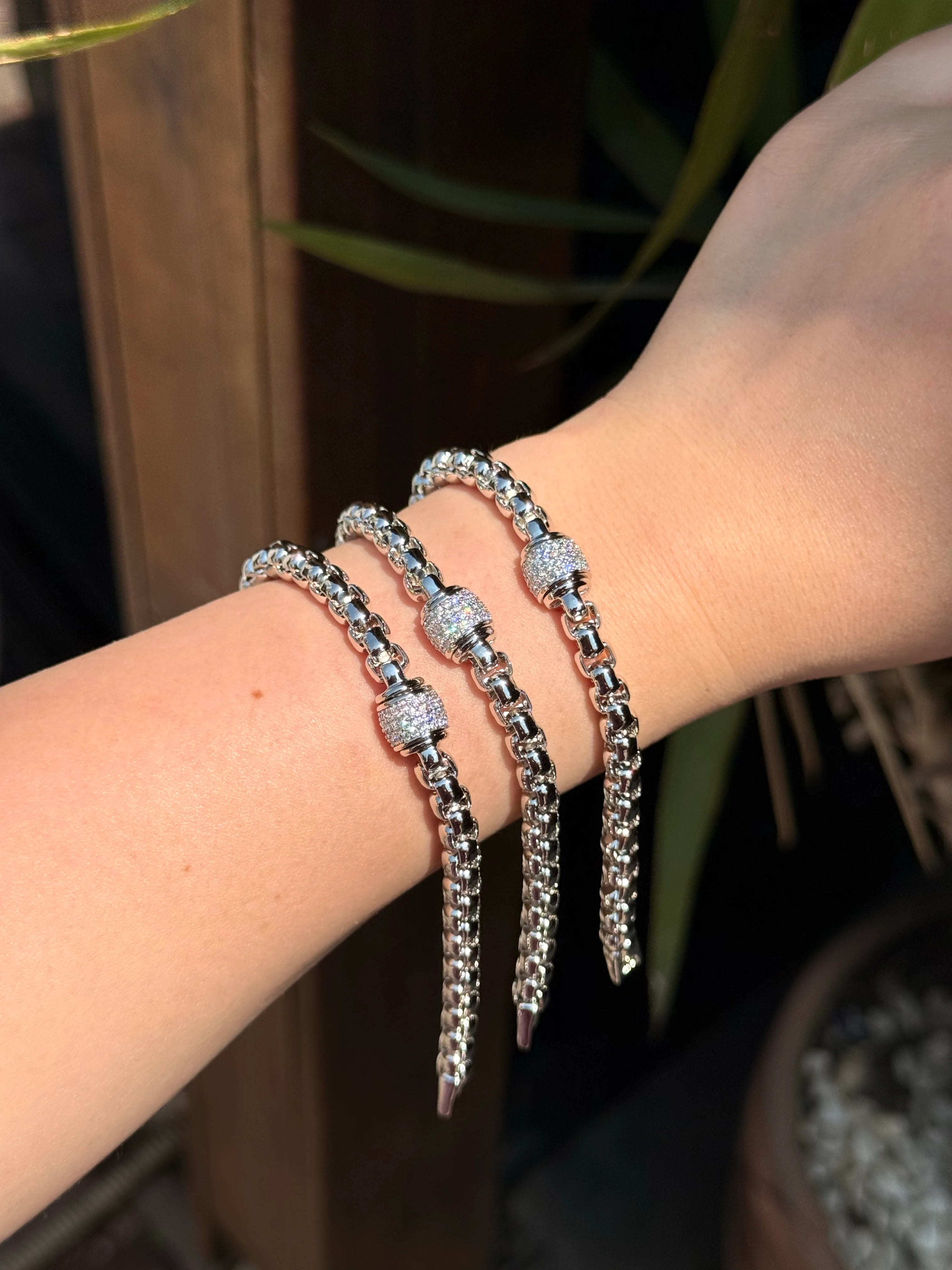 Xuping Gümüş Renk Bileklik 