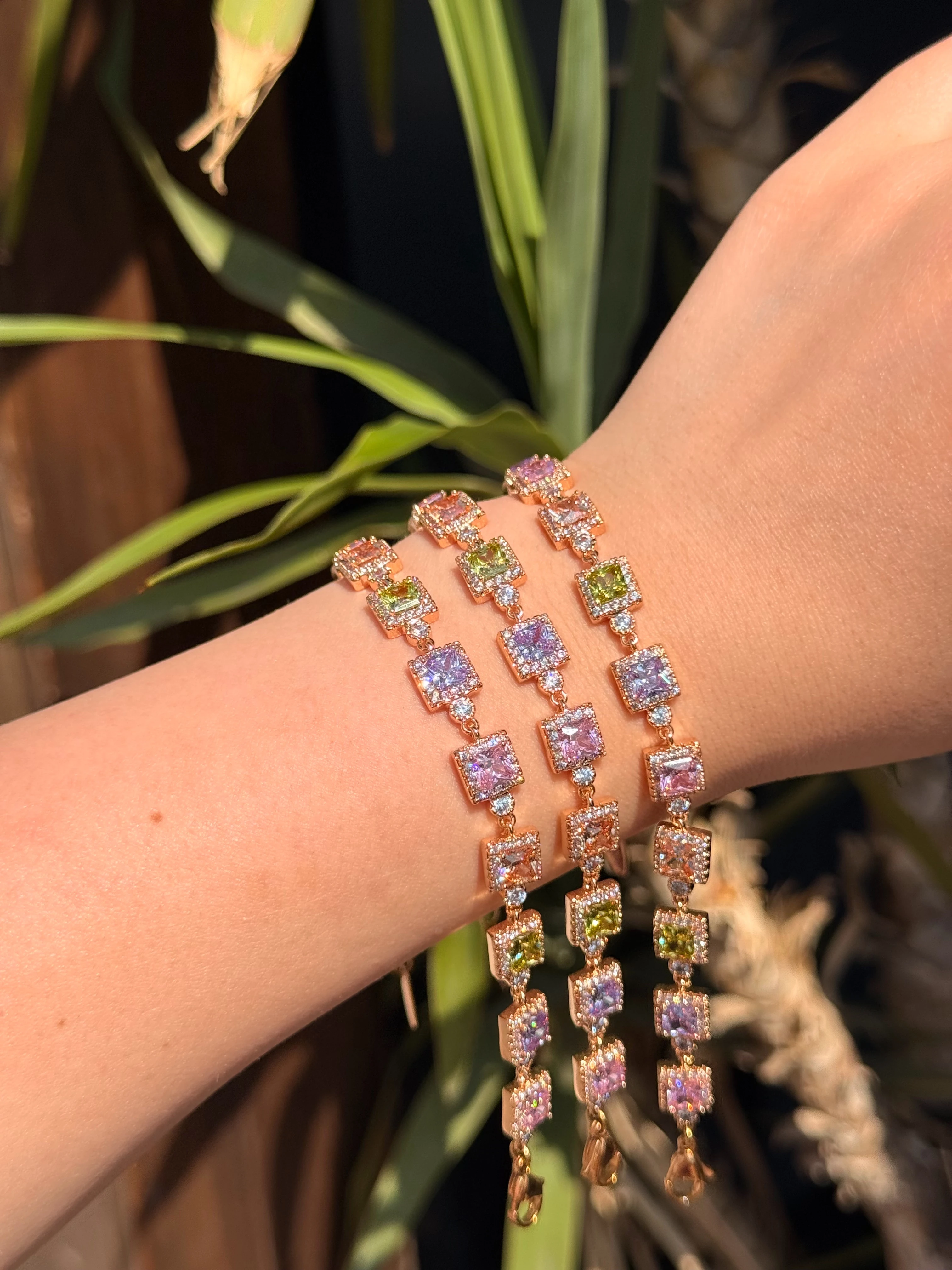 Xuping Rose Renkki Baget Bileklik 