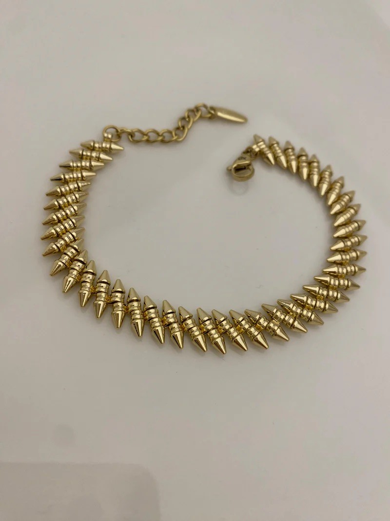 Balık Sırtı Model Xuping 24 K Renk Bileklik 