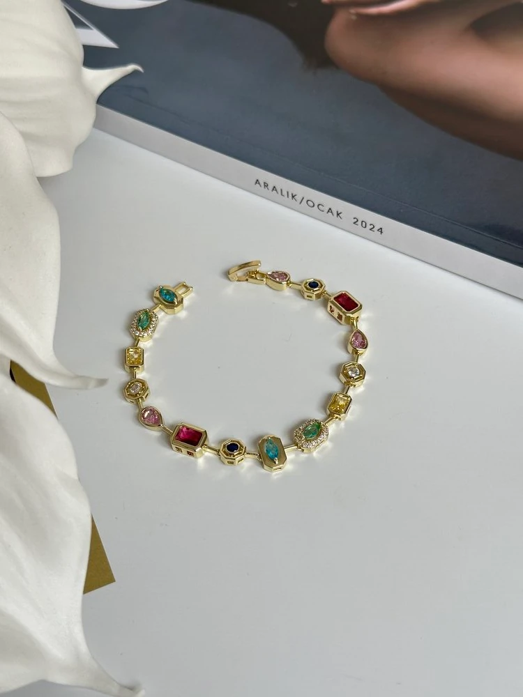 Renkli Tamtur 7 Element Bileklik