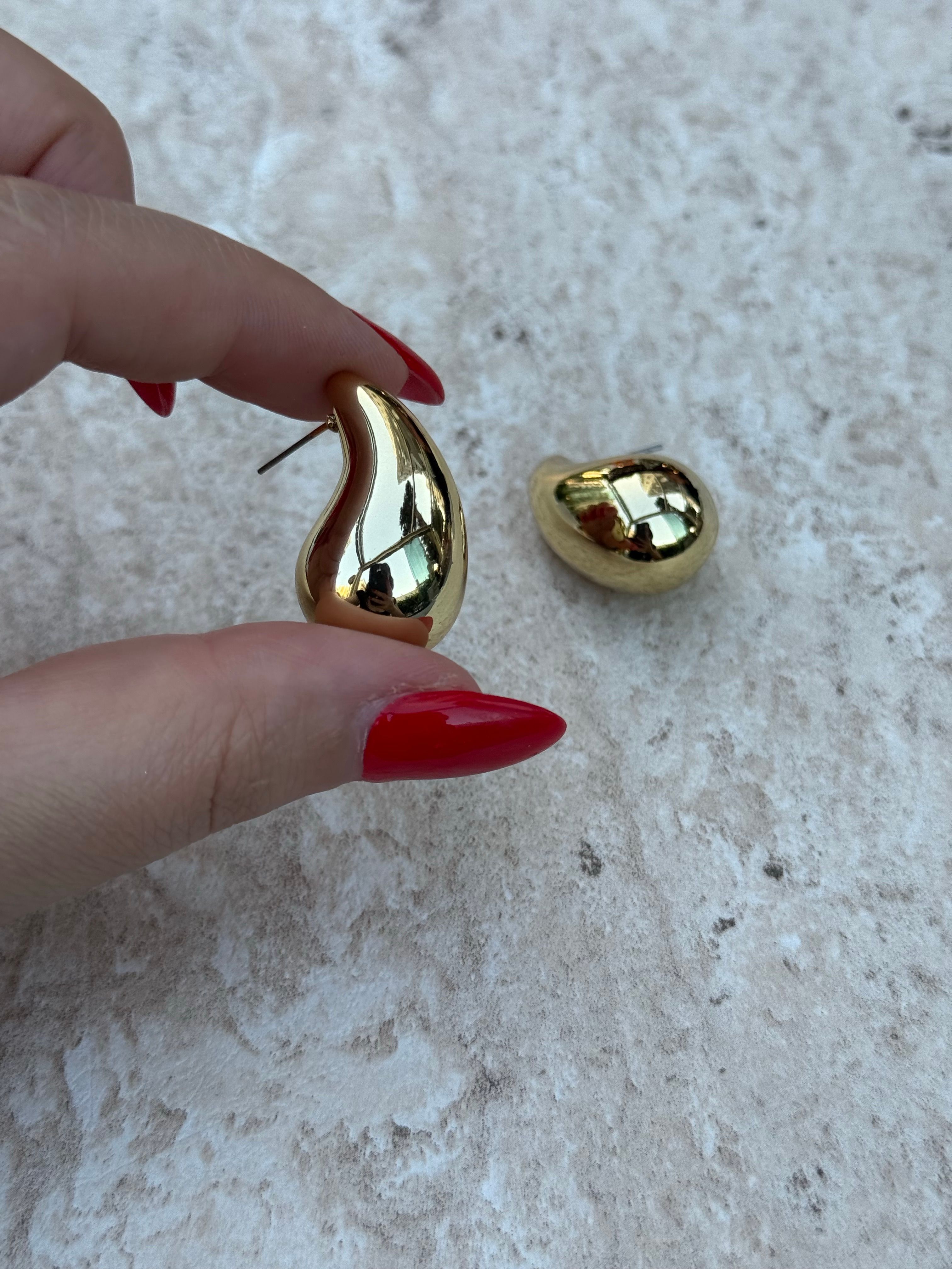 14 K Renk Bottega Küpe