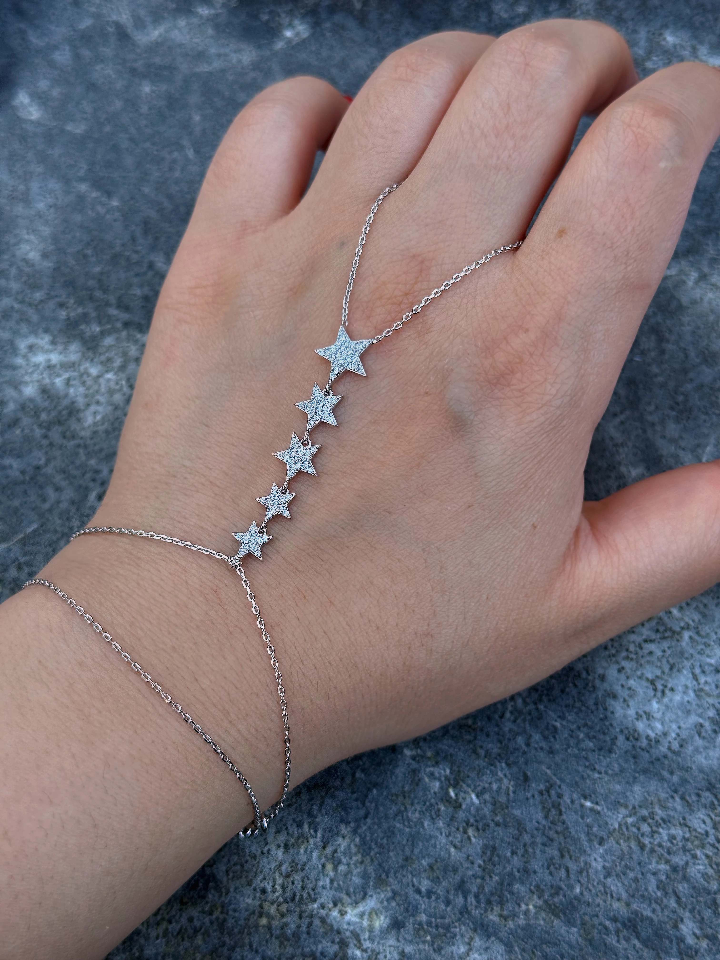 Gümüş Renk Yıldız Model Şahmeran