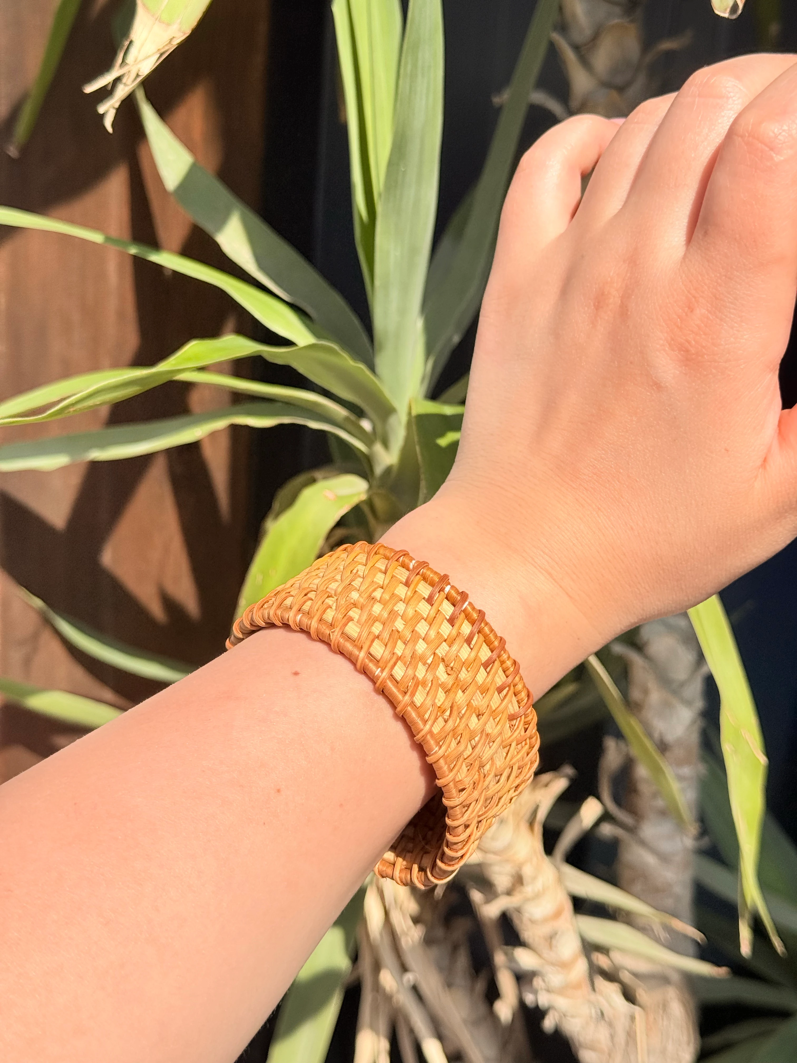 Ayarlanabilir Bohem Model Hasır Kelepçe Bileklik