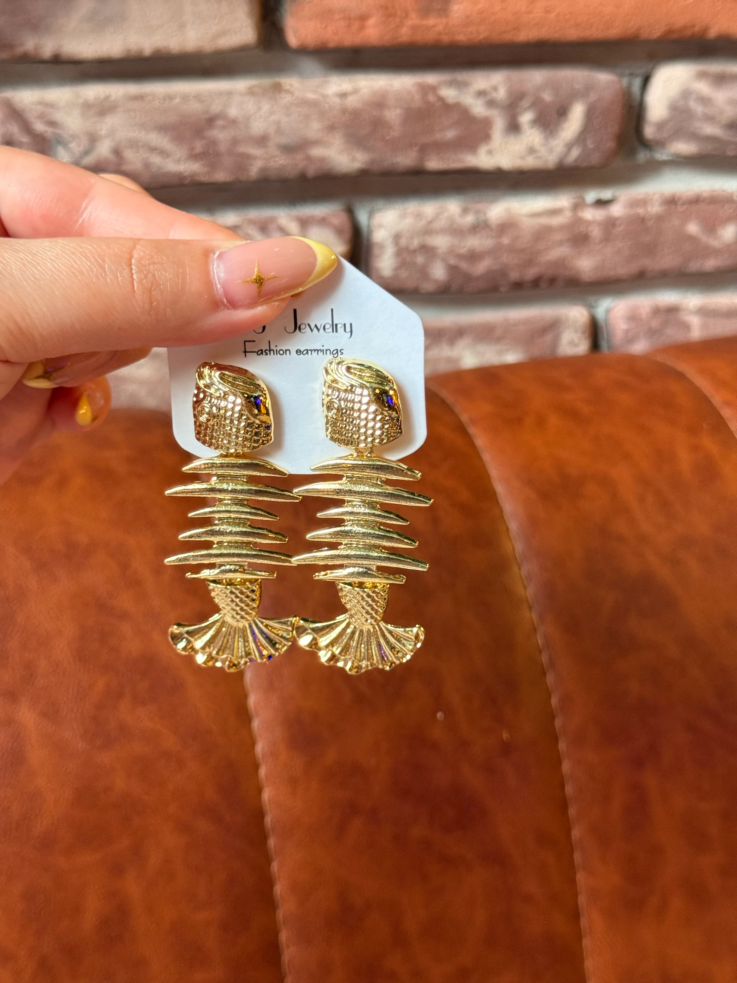 Büyük Balık Model Küpe