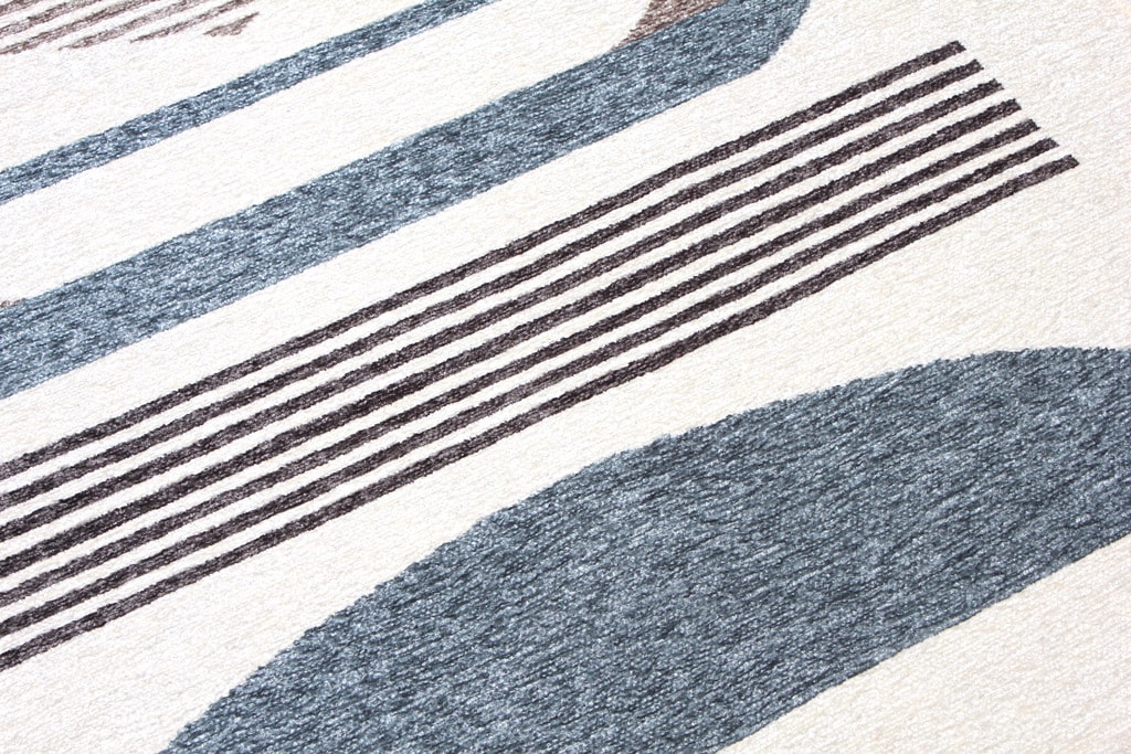 MORETTİ DUO ÇİFT TARAFLI HALI 11732-J GRİ-MAVİ