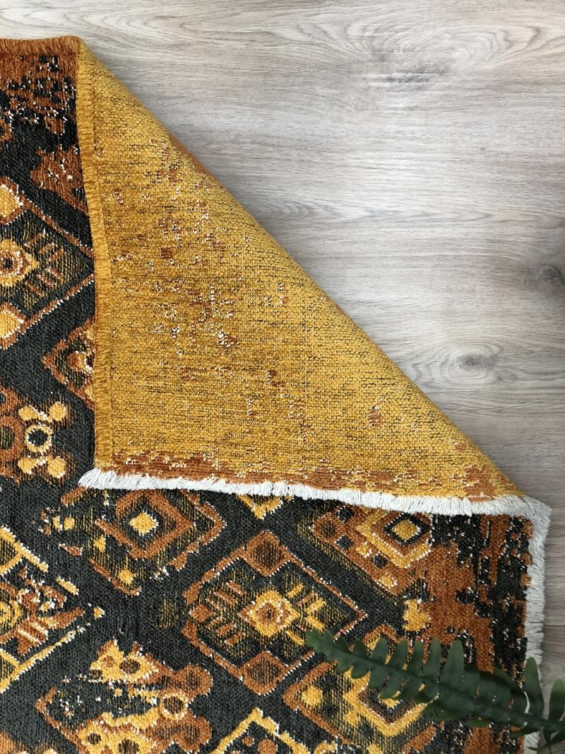 MORETTİ SİDE ÇİFT TARAFLI HALI 015-B TURUNCU-MULTİ