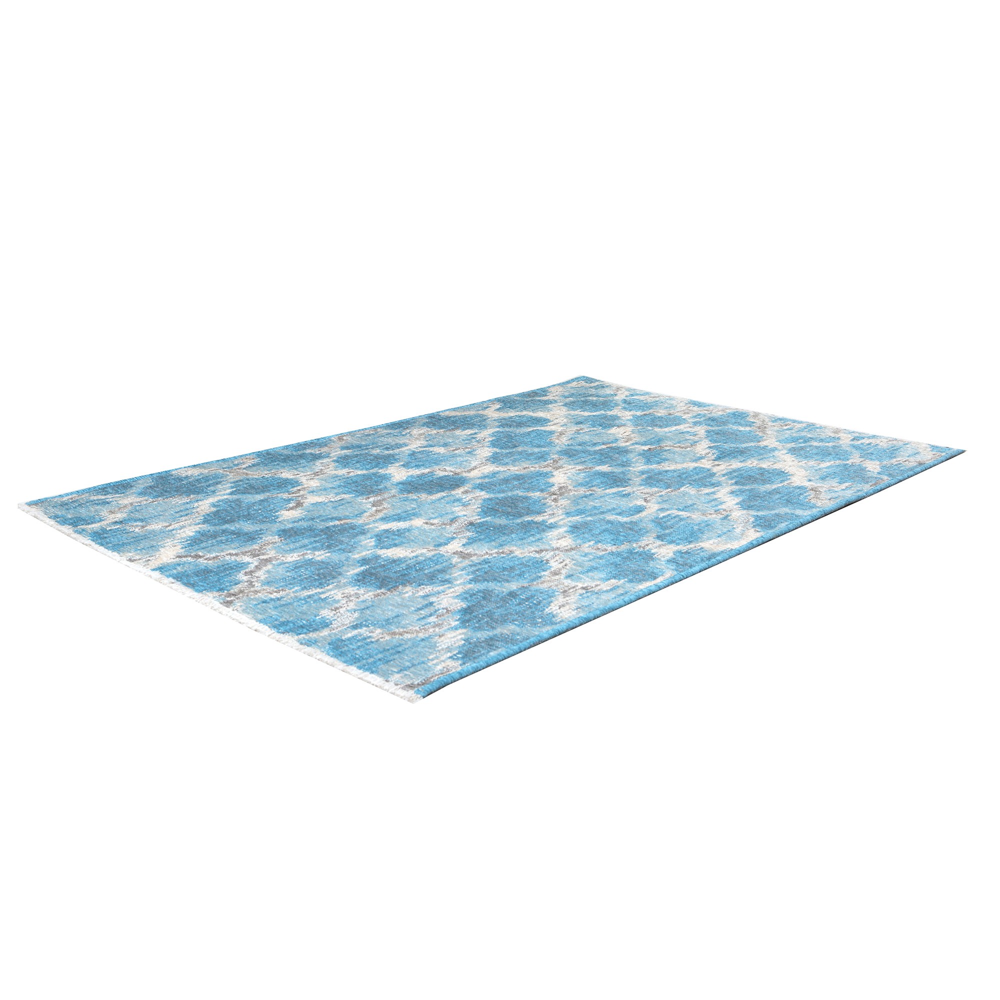 MORETTİ SİDE ÇİFT TARAFLI HALI 10492-B MAVİ-GRİ