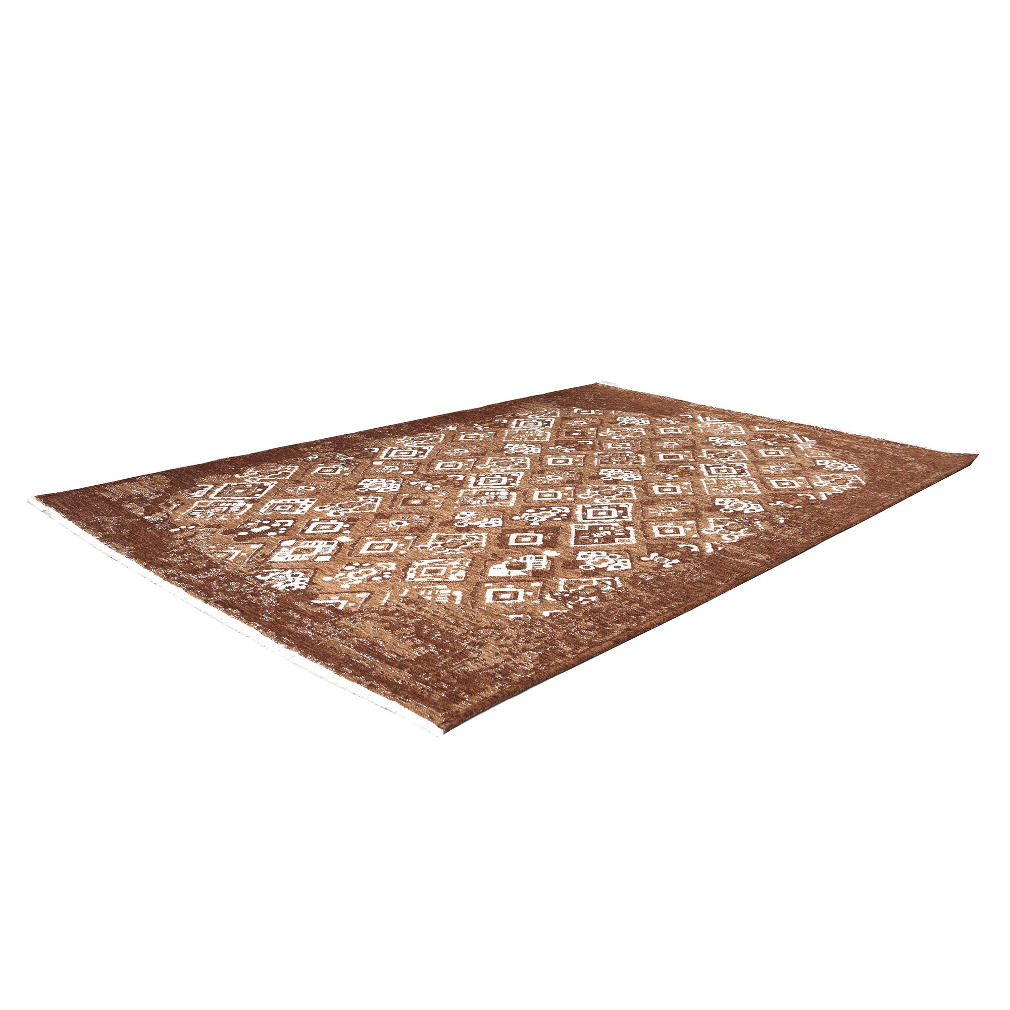 MORETTİ SİDE ÇİFT TARAFLI HALI 015-E BEJ-KAHVE
