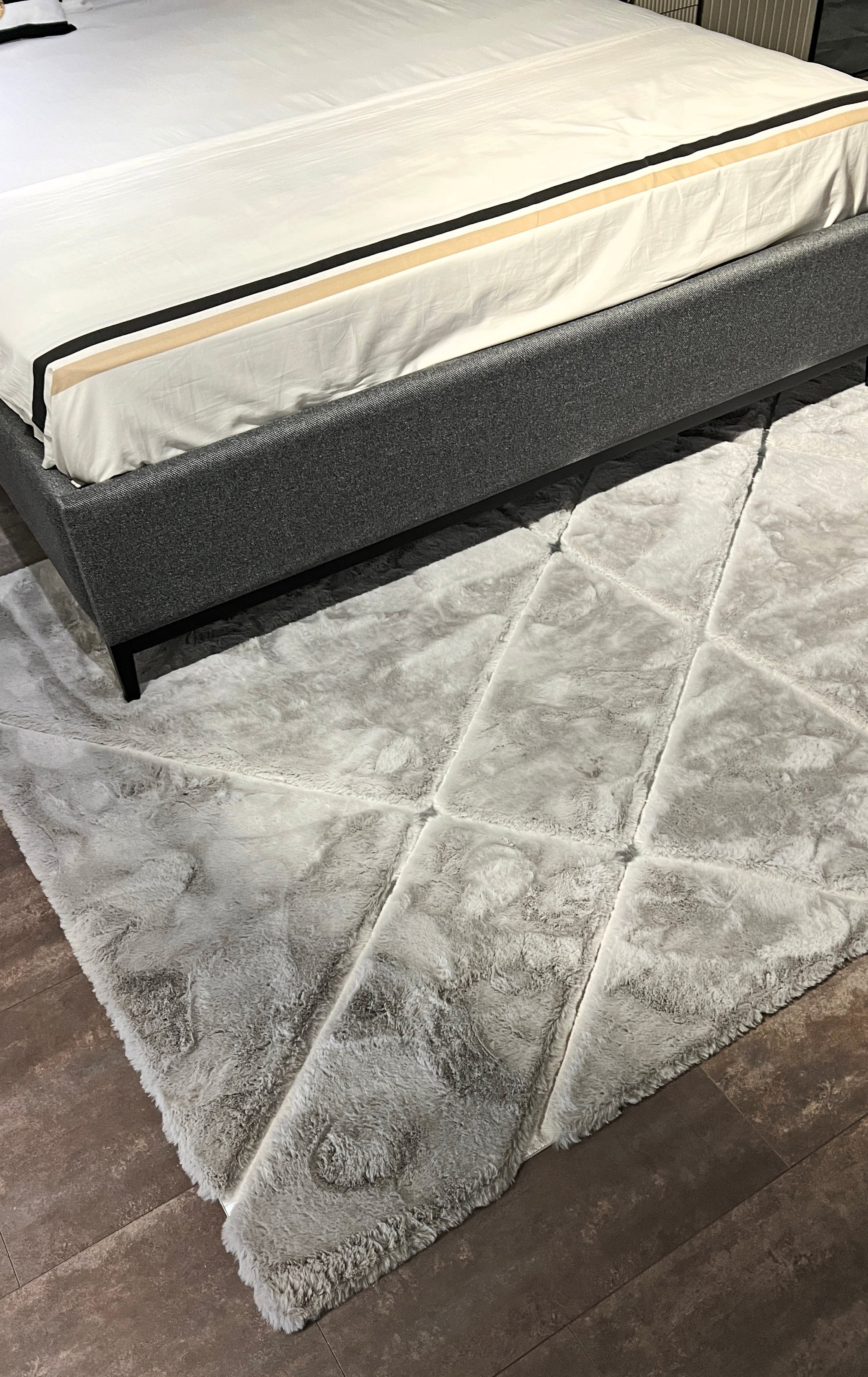 RABBİT KÜRK 015 GRI-SILVER