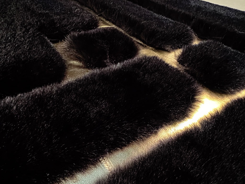 RABBİT KÜRK 016 SİYAH-GOLD