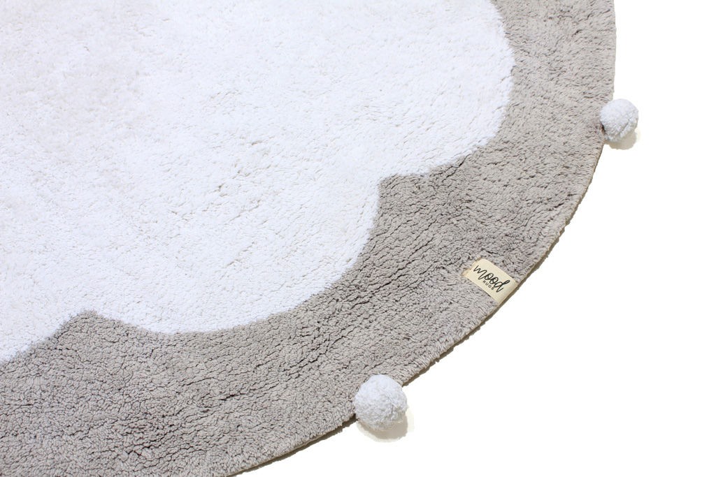 MOOD HALI POMPOM ECRU SILVER