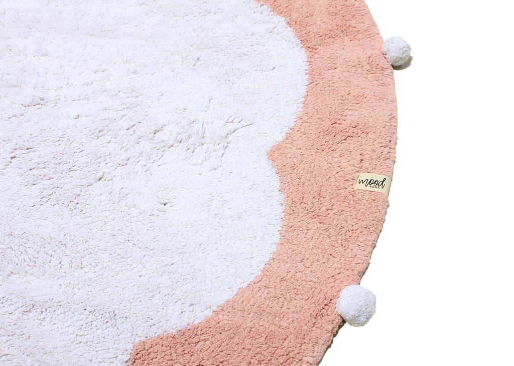 MOOD HALI POMPOM ECRU PINK