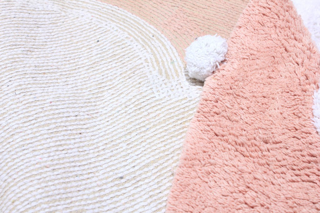 MOOD HALI POMPOM ECRU PINK