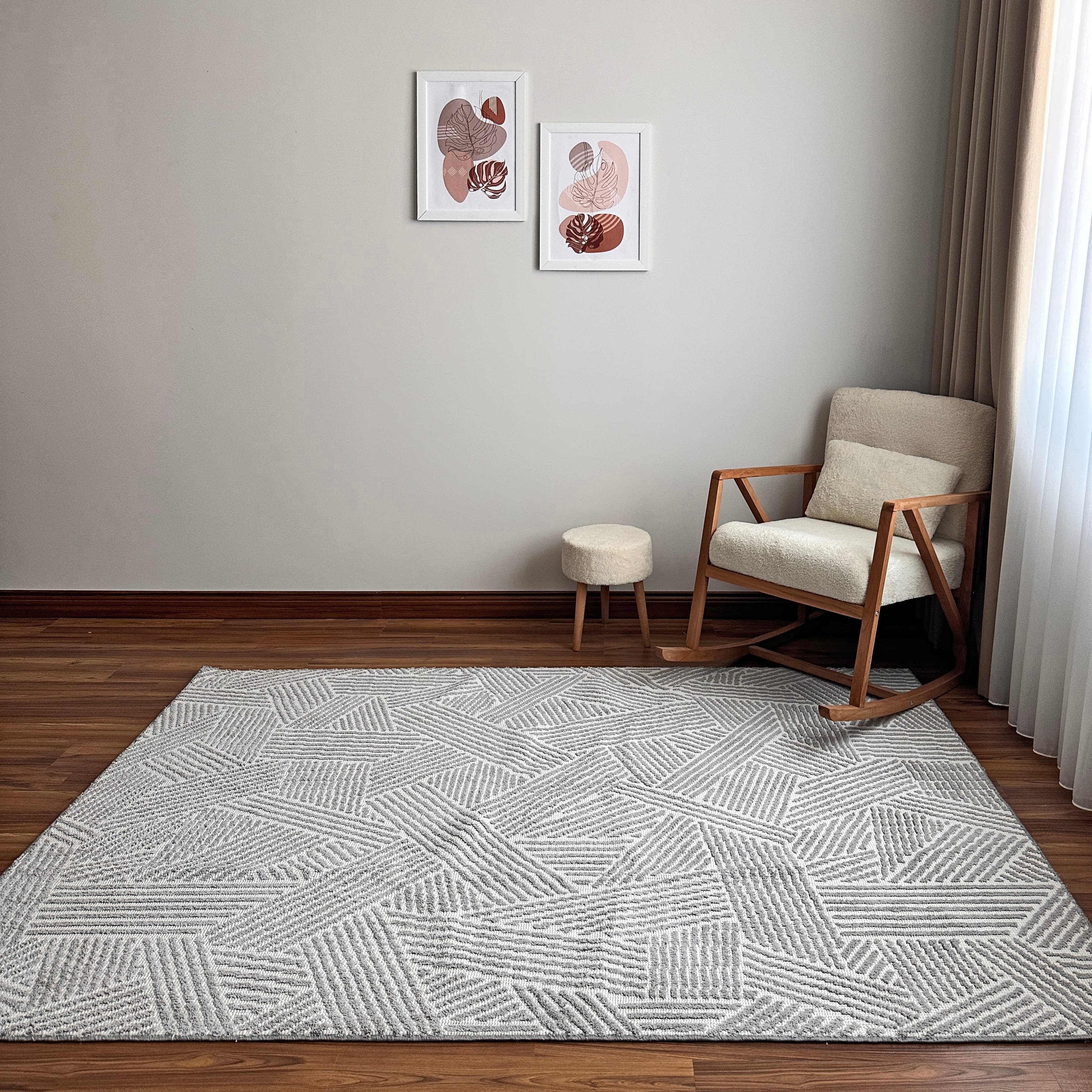 BERLİN HALI 36827 GRİ