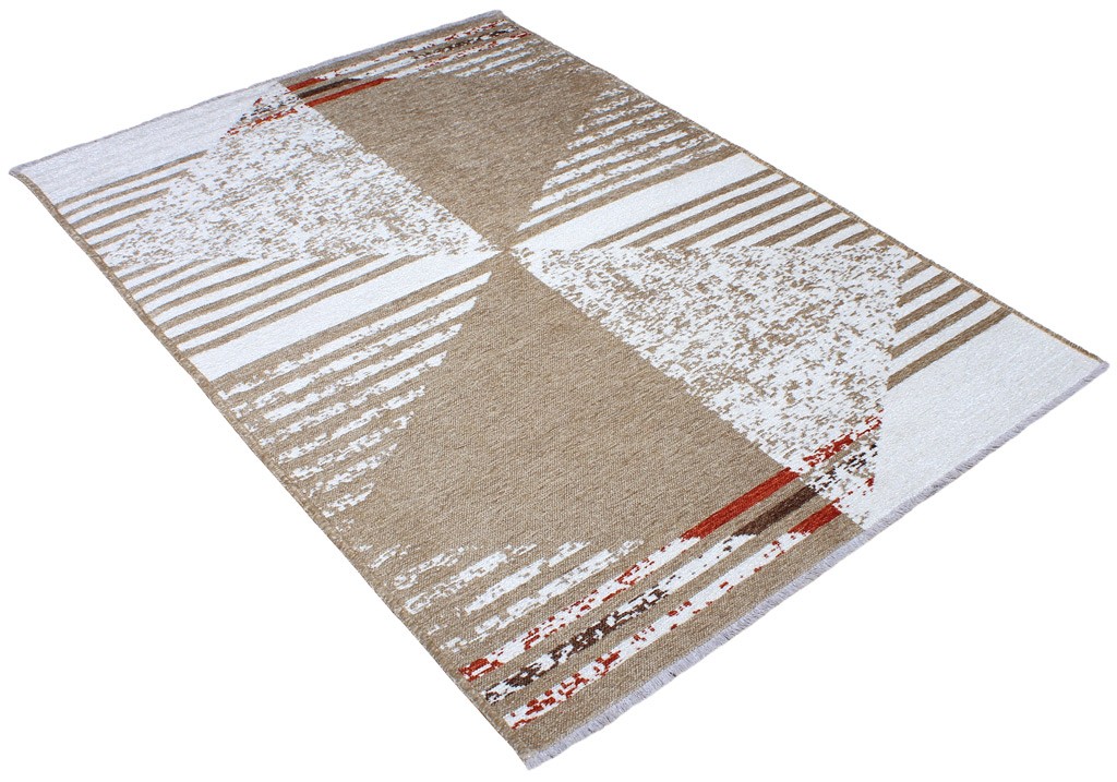 MORETTİ DUO ÇİFT TARAFLI HALI 11731-B BEJ-TURUNCU