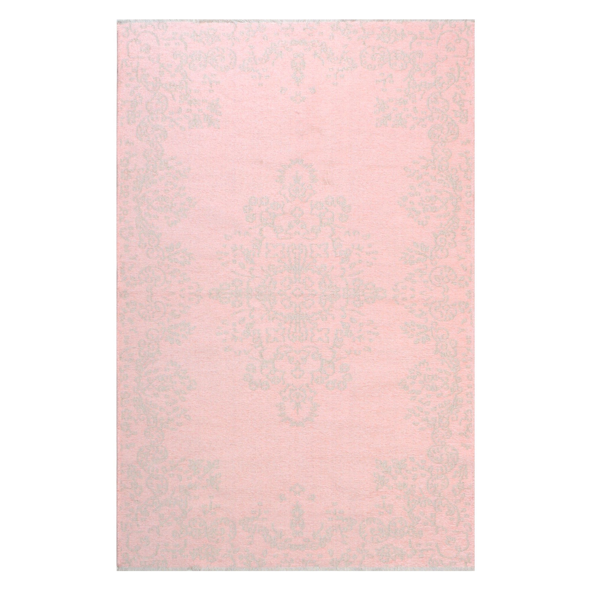 MORETTİ SİDE ÇİFT TARAFLI HALI 003-E KREM-PEMBE