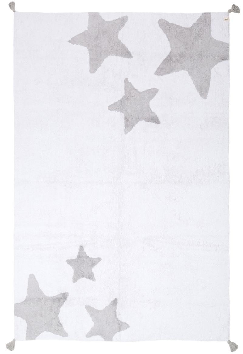 MOOD HALI STAR RUG ECRU SILVER