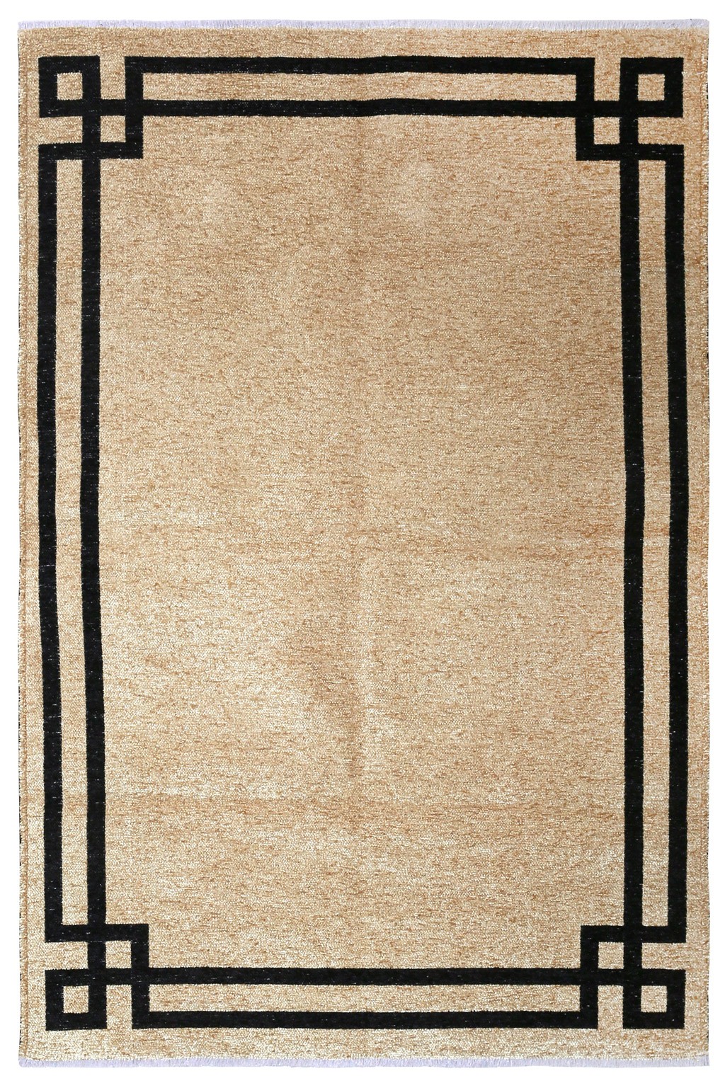 MORETTİ DUO ÇİFT TARAFLI HALI 11730-V SİYAH-BEJ