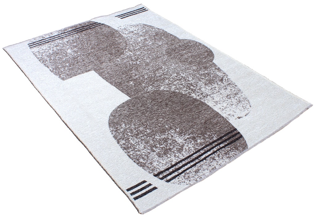 MORETTİ DUO ÇİFT TARAFLI HALI 11733-A AÇIK GRİ-KOYU GRİ