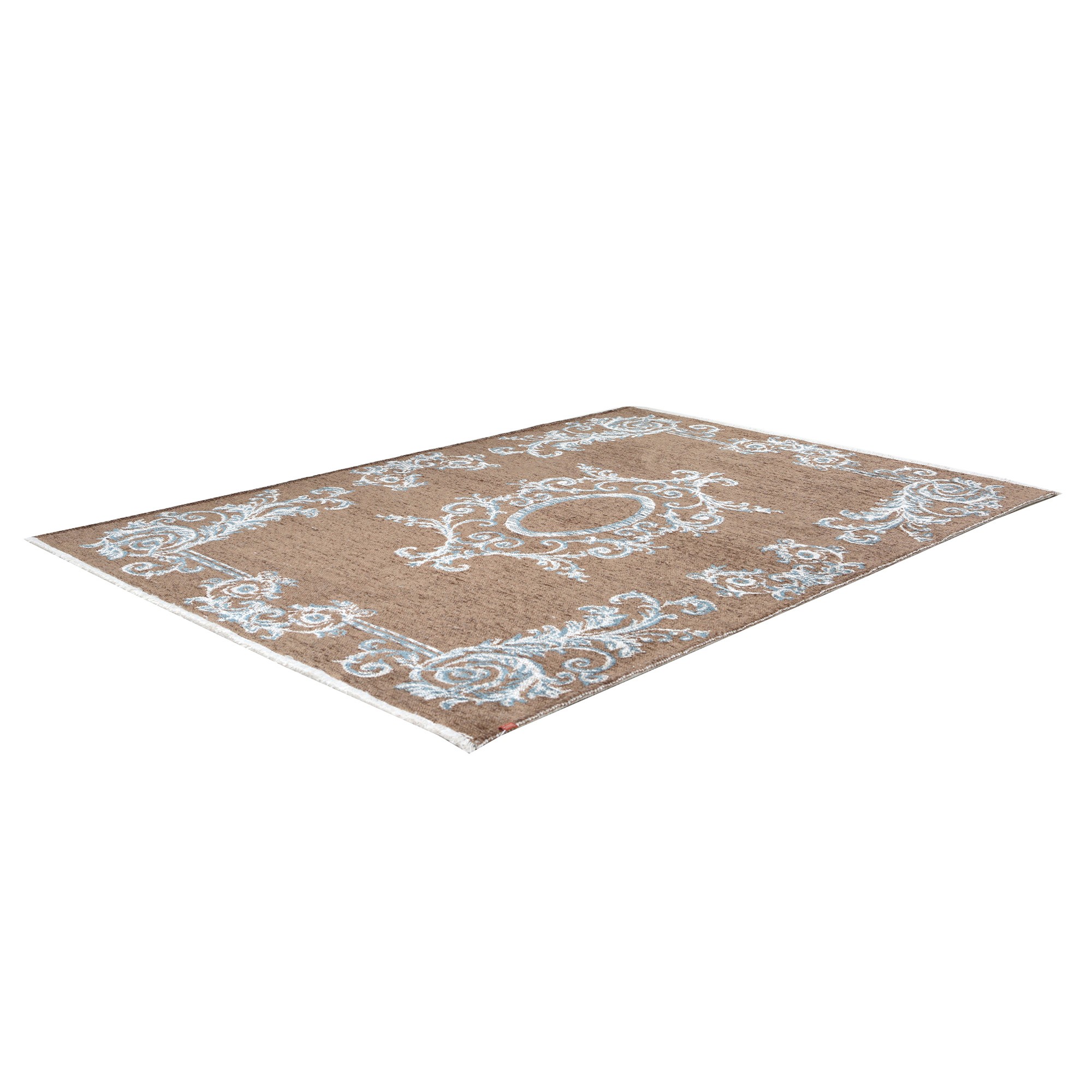 MORETTİ SİDE ÇİFT TARAFLI HALI 023-B MAVİ-KAHVE