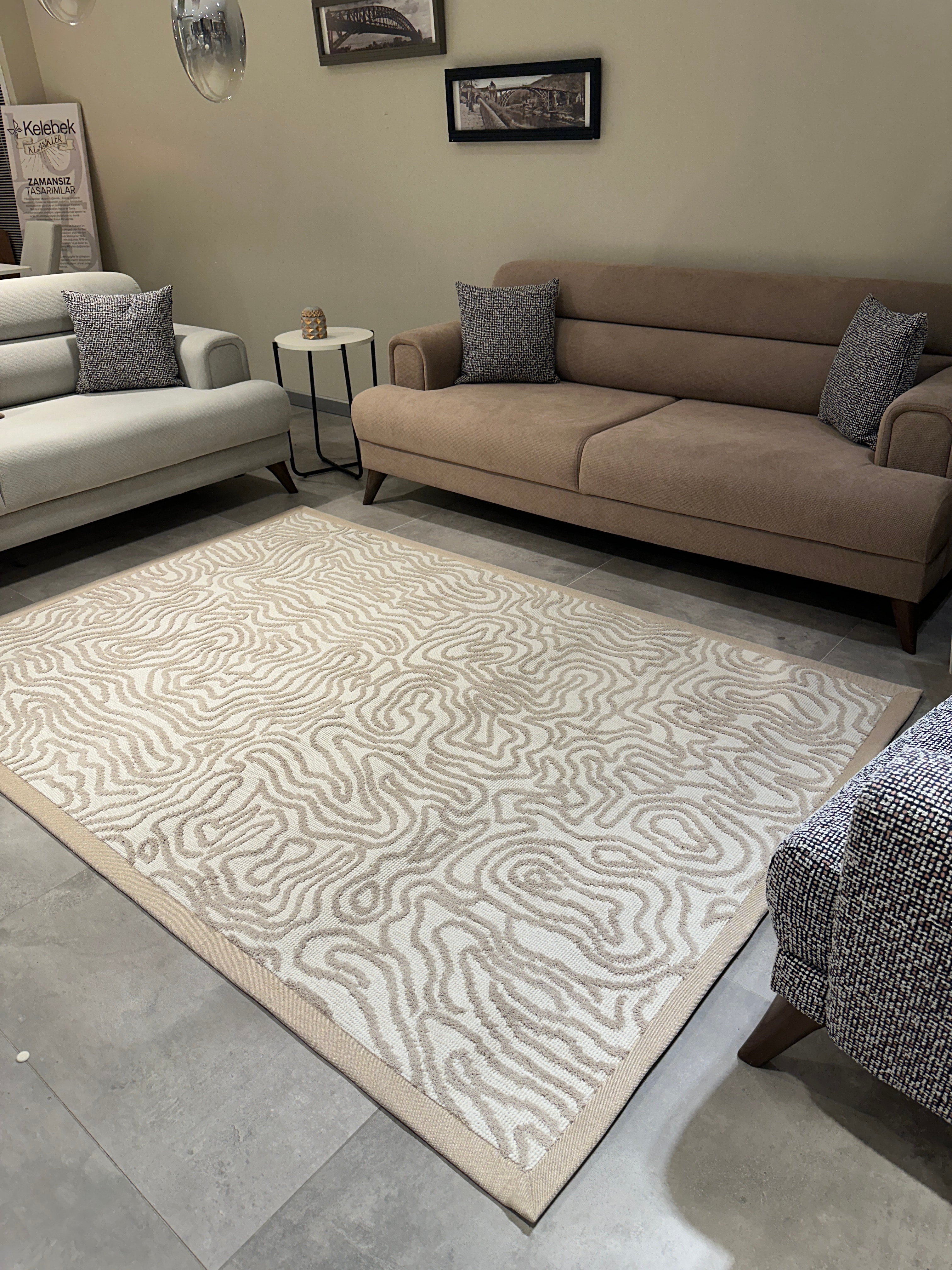 BERLİN HALI 36826 BEJ