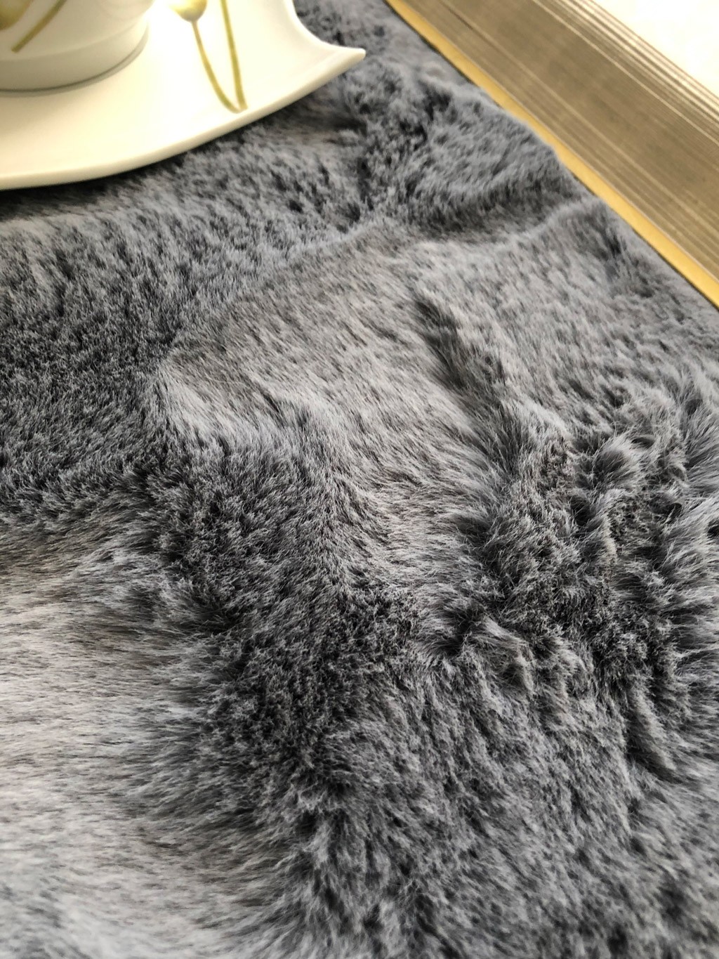 RABBIT POST DÜZ KOYU GRİ