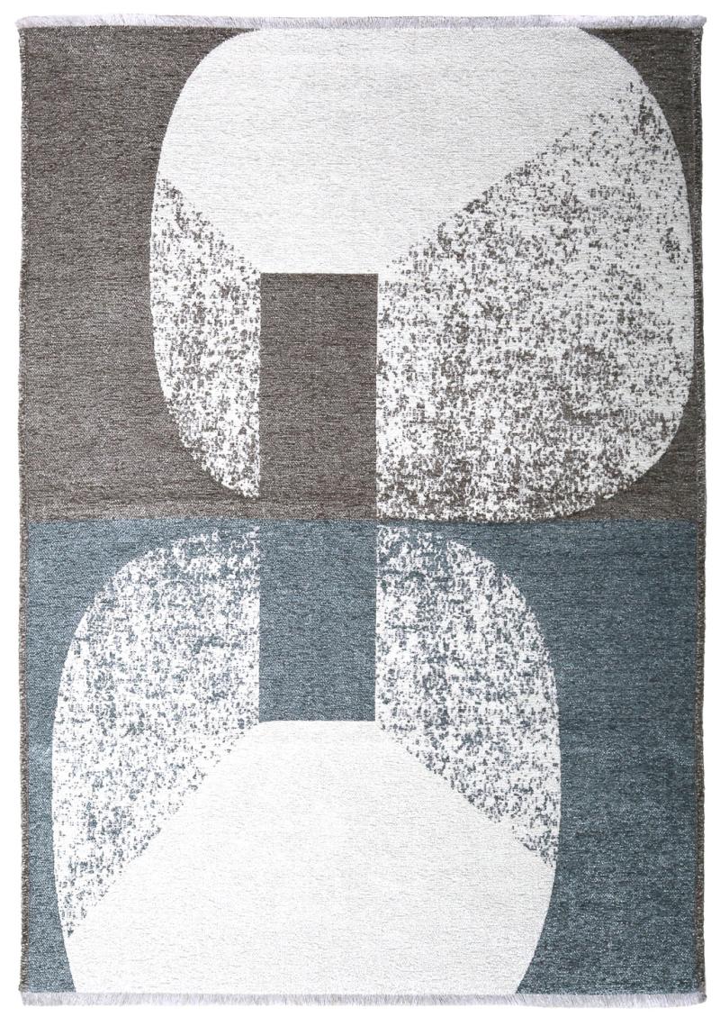 MORETTİ DUO ÇİFT TARAFLI HALI 11706-J GRİ-MAVİ