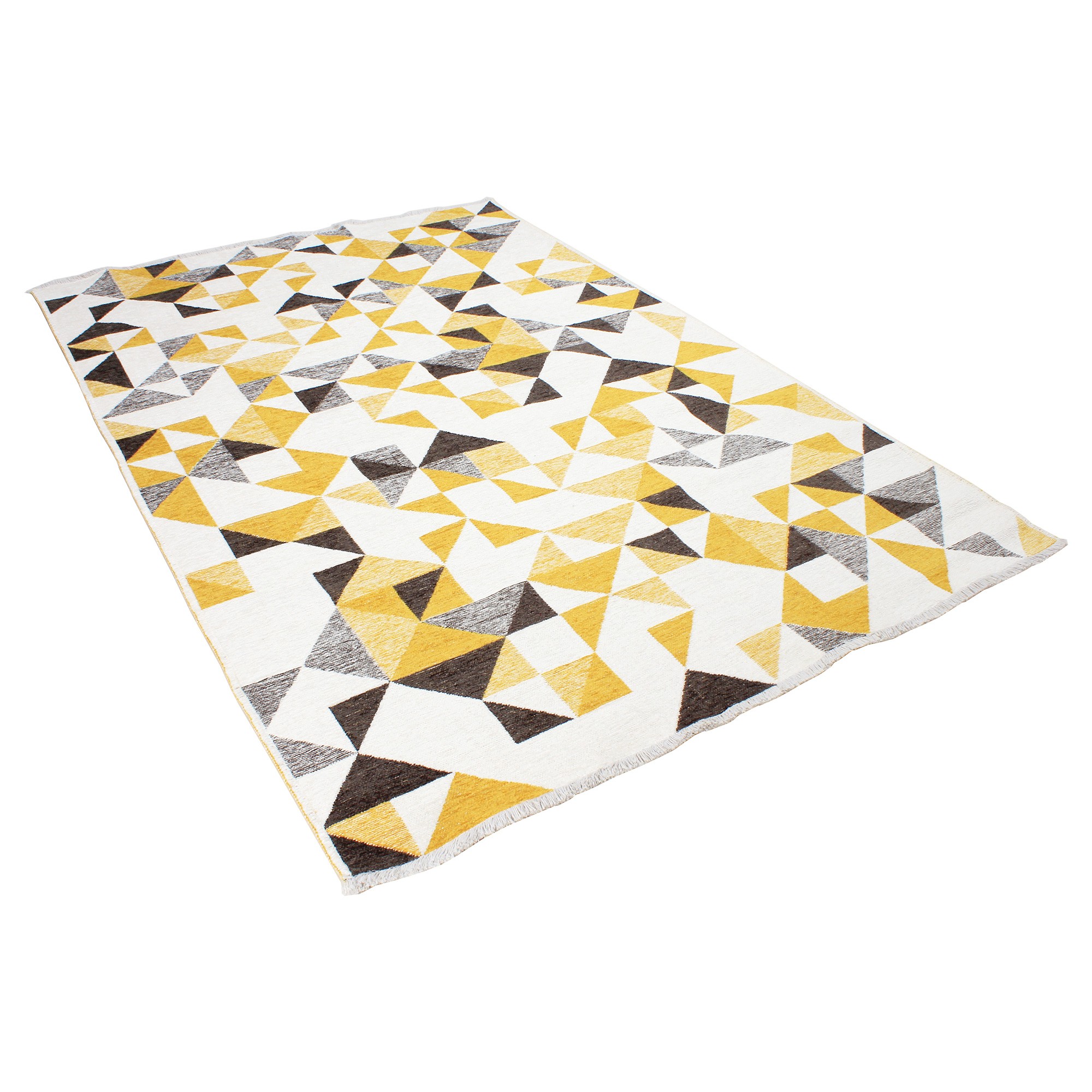 MORETTİ SİDE ÇİFT TARAFLI HALI 11031-F SARI-GRİ