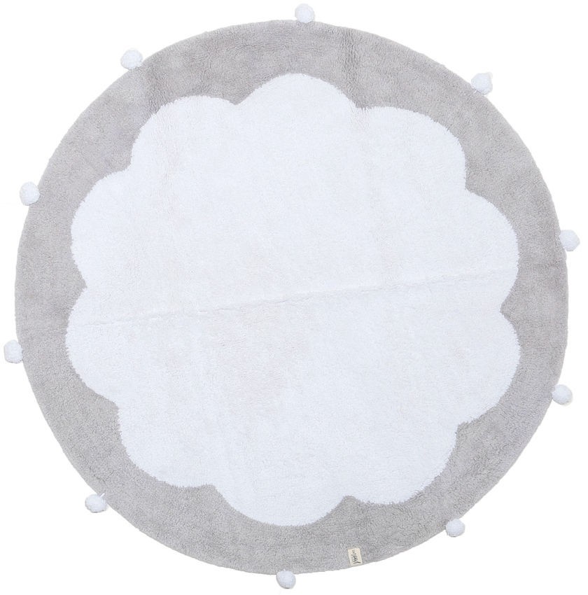 MOOD HALI POMPOM ECRU SILVER