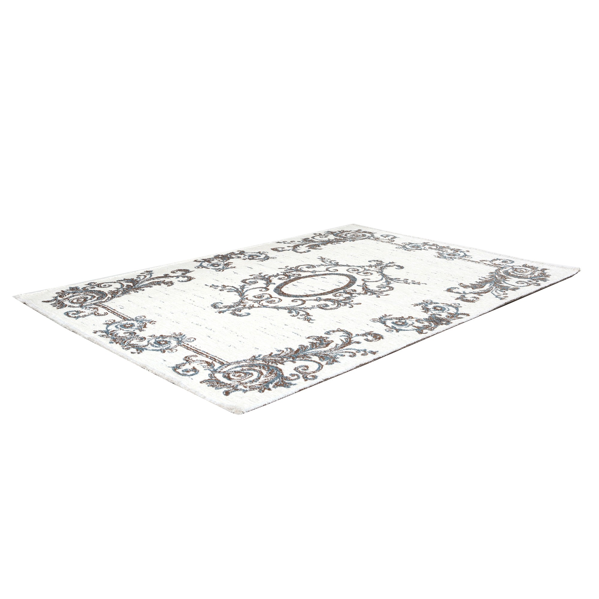 MORETTİ SİDE ÇİFT TARAFLI HALI 023-B MAVİ-KAHVE