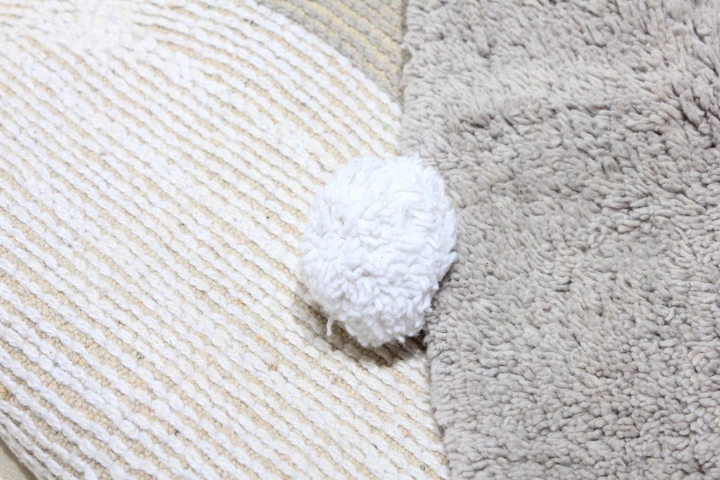 MOOD HALI POMPOM ECRU SILVER