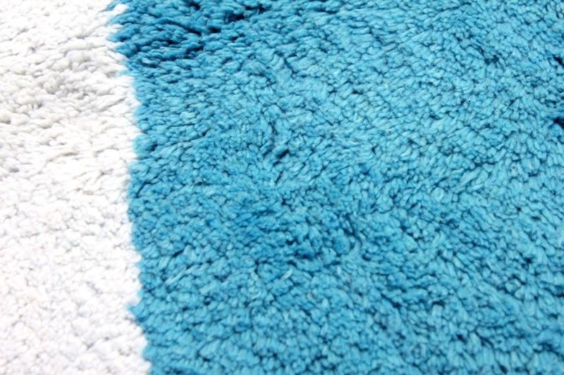 MOOD HALI STAR RUG BLUE ECRU
